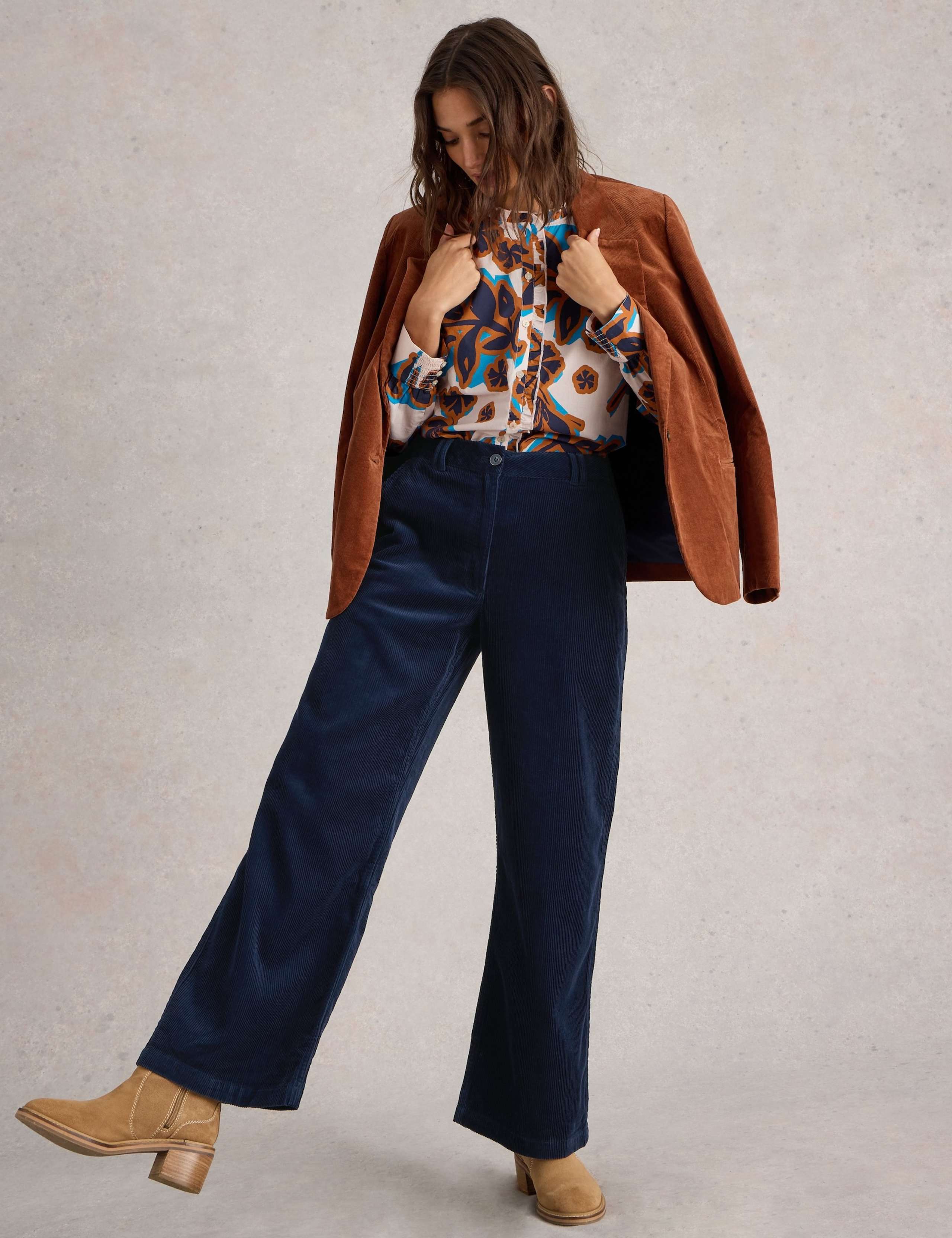 Cord Wide Leg Trousers 3 of 6