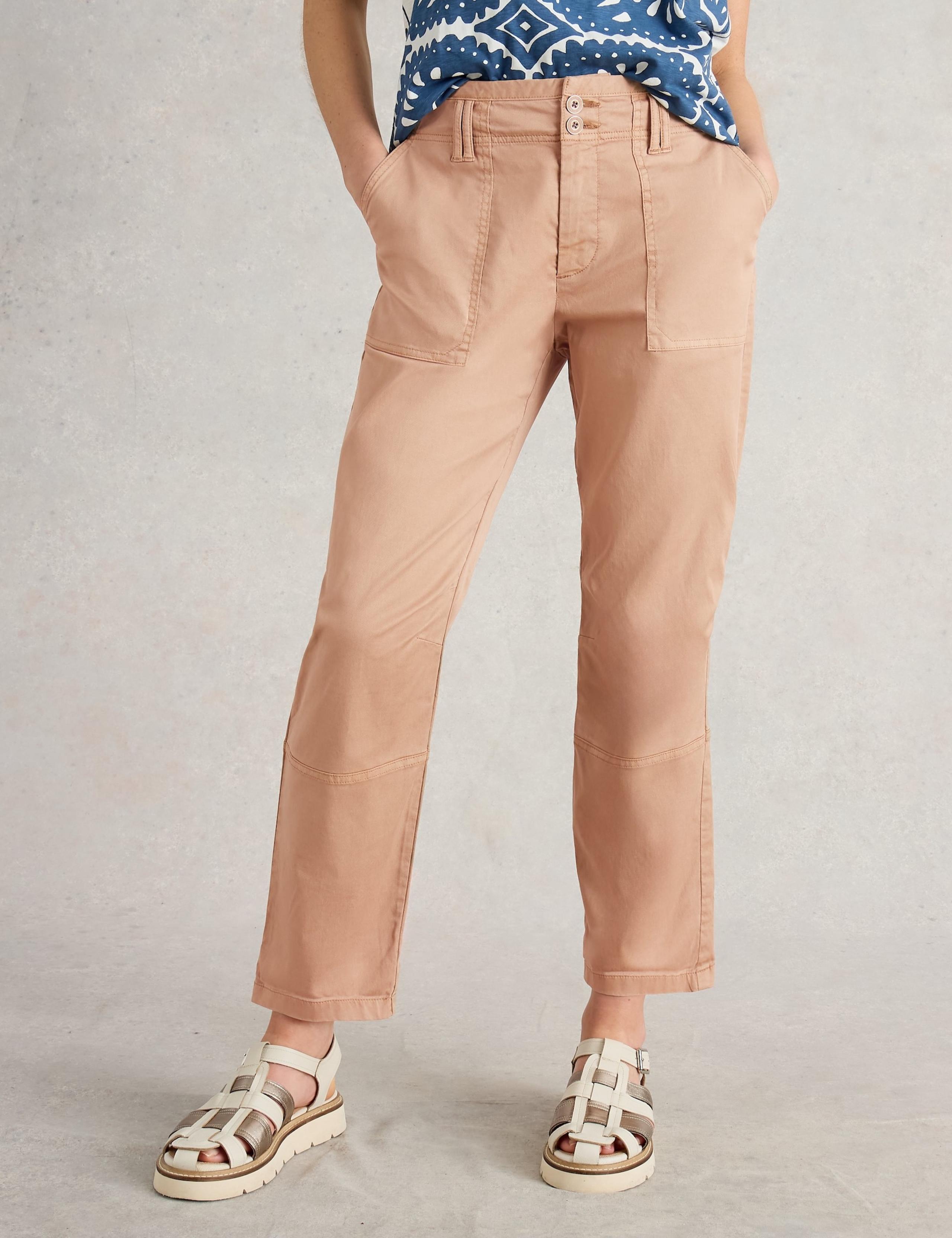 Lyocell Rich Cropped Trousers 3 of 6