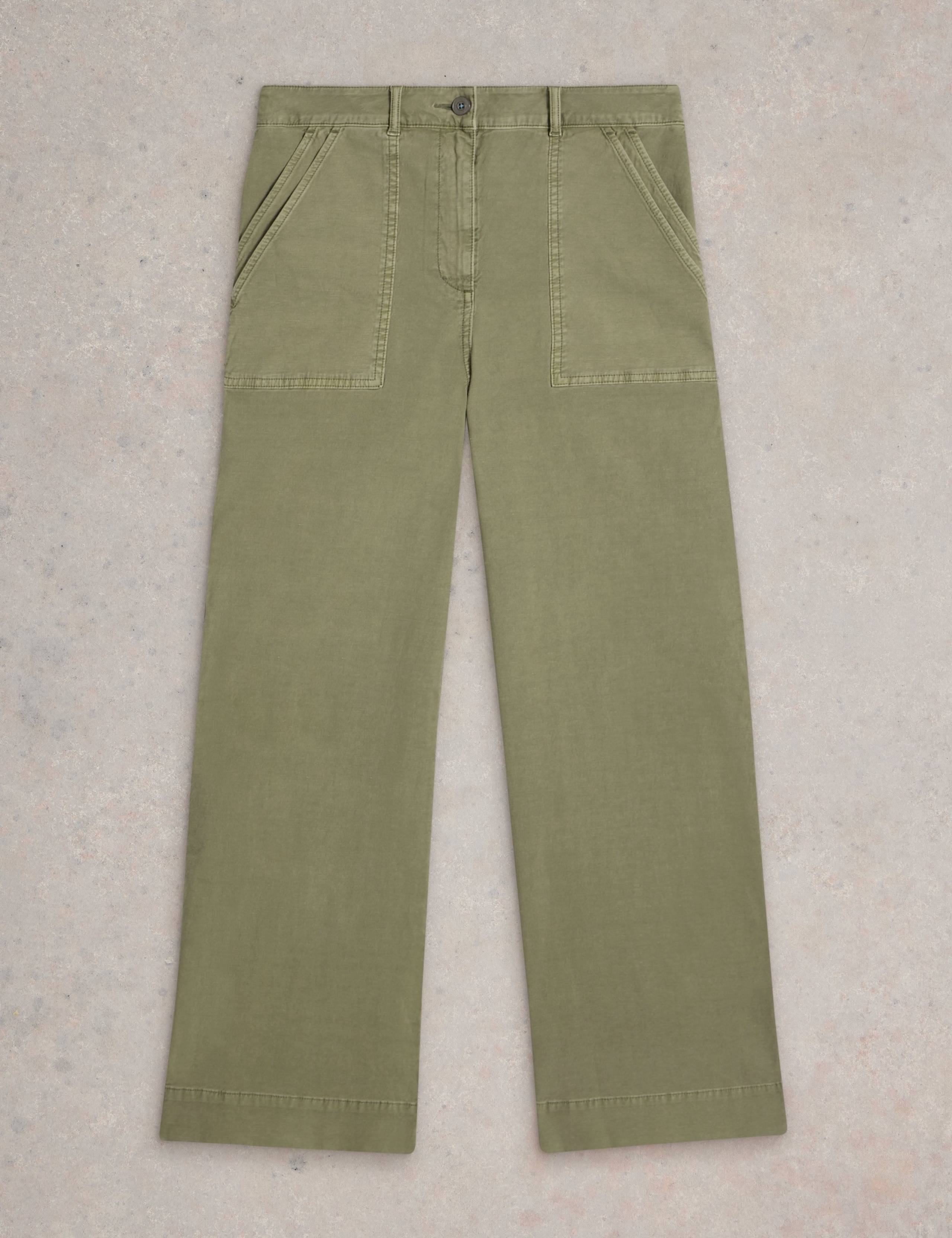 Cotton Rich Wide Leg Chinos 2 of 6