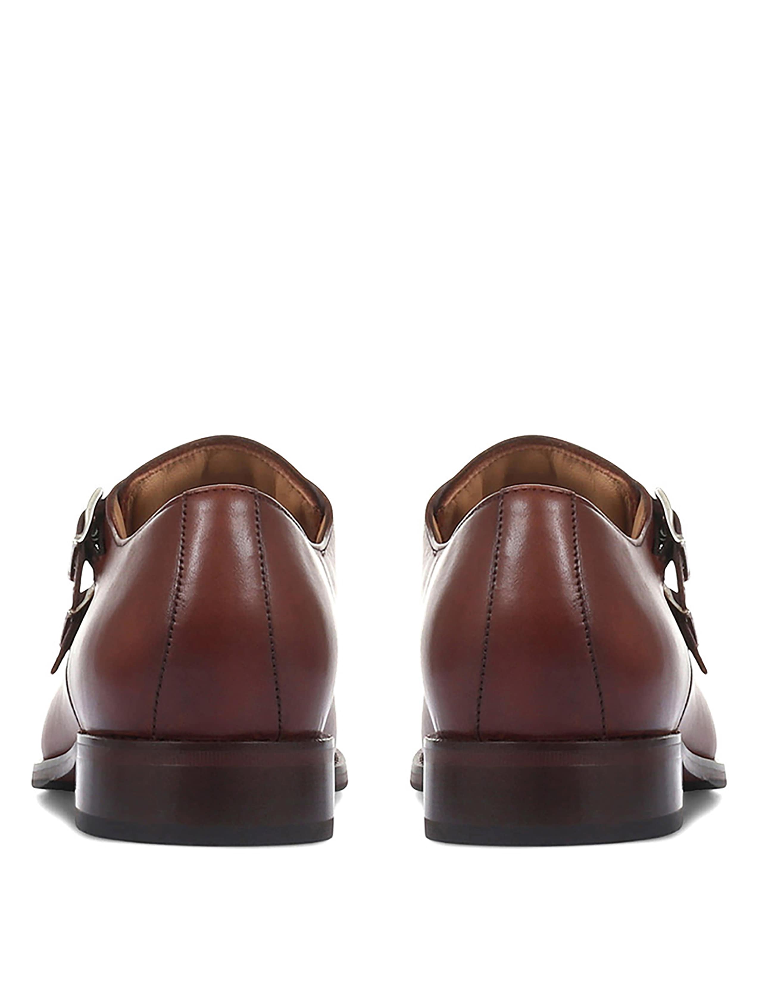 Leather Double Monk Strap Shoes 4 of 6