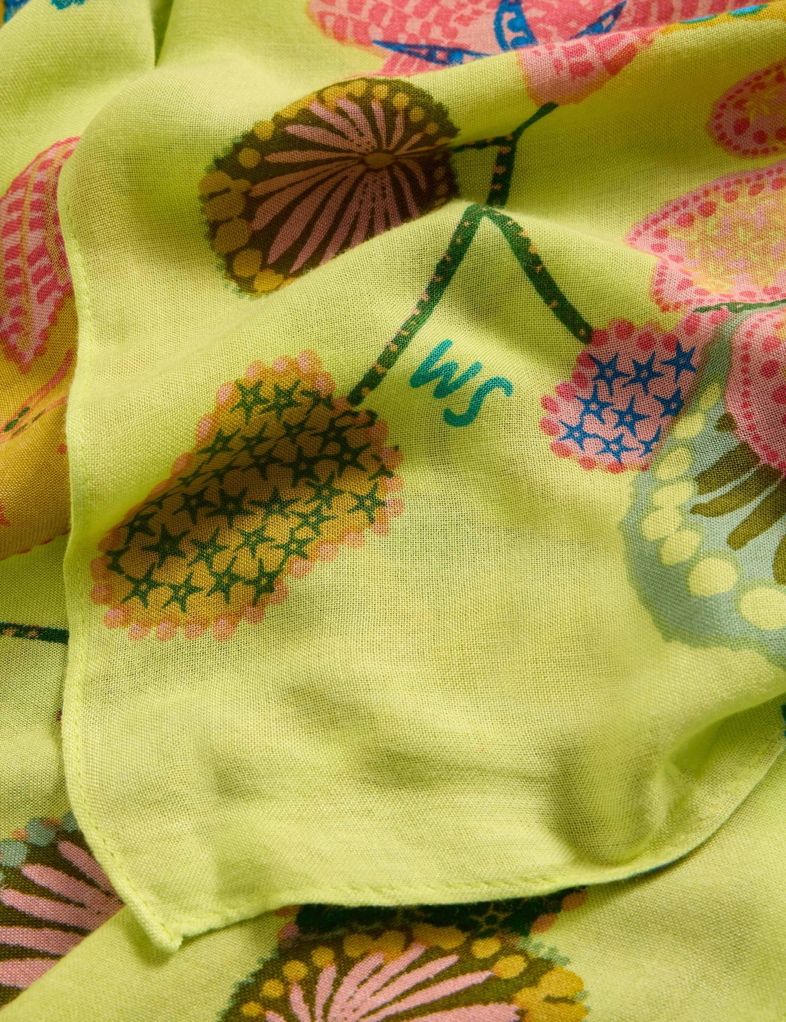 Printed Floral Scarf 3 of 3