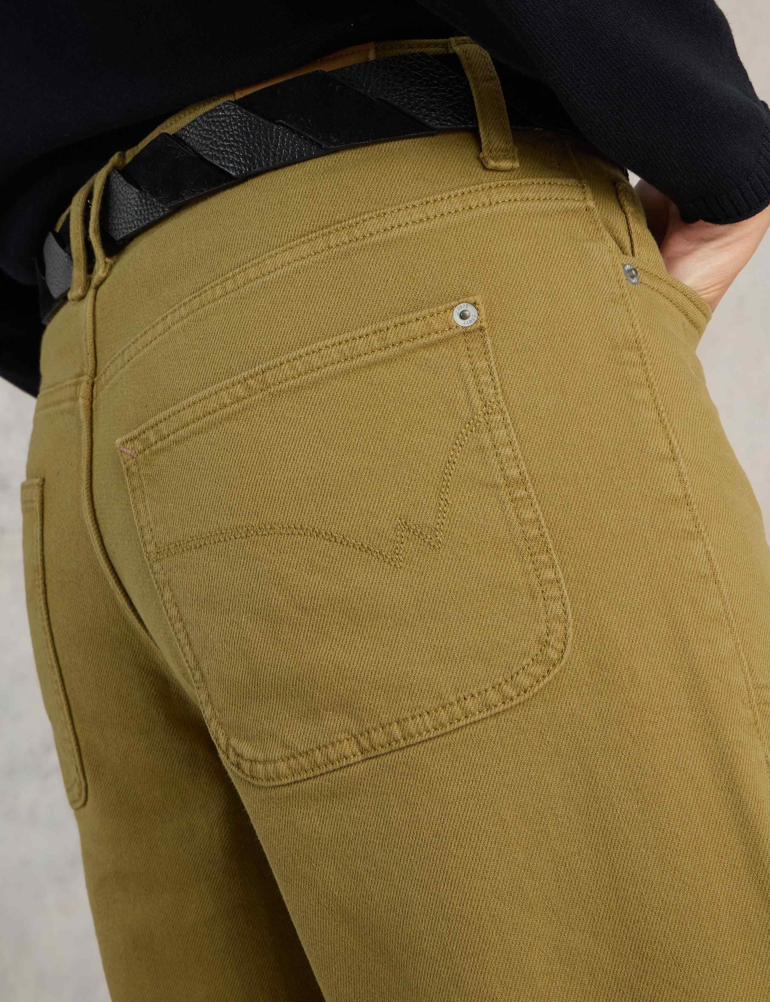 Mid Rise Wide Leg Cropped Jeans 5 of 6