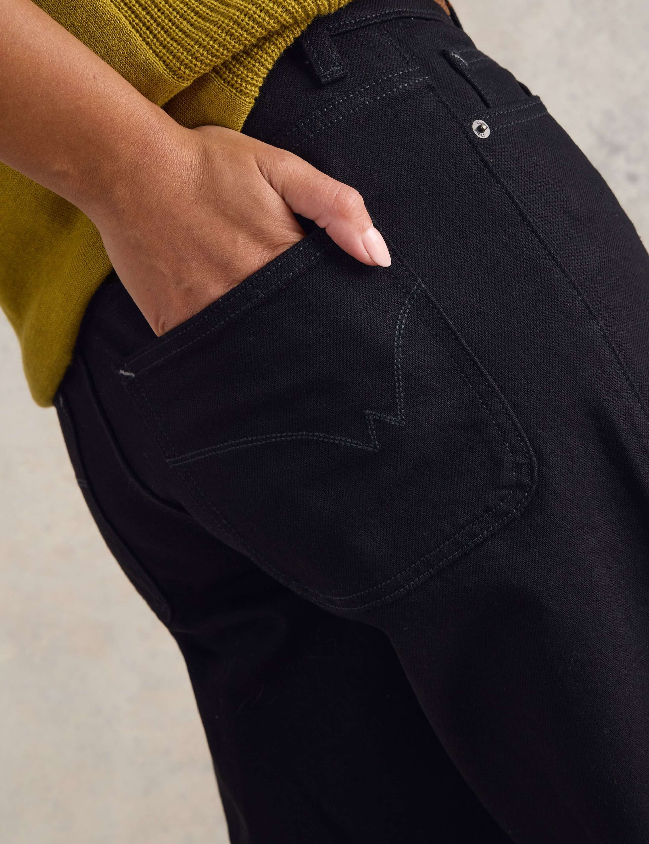 Mid Rise Wide Leg Cropped Jeans 5 of 6