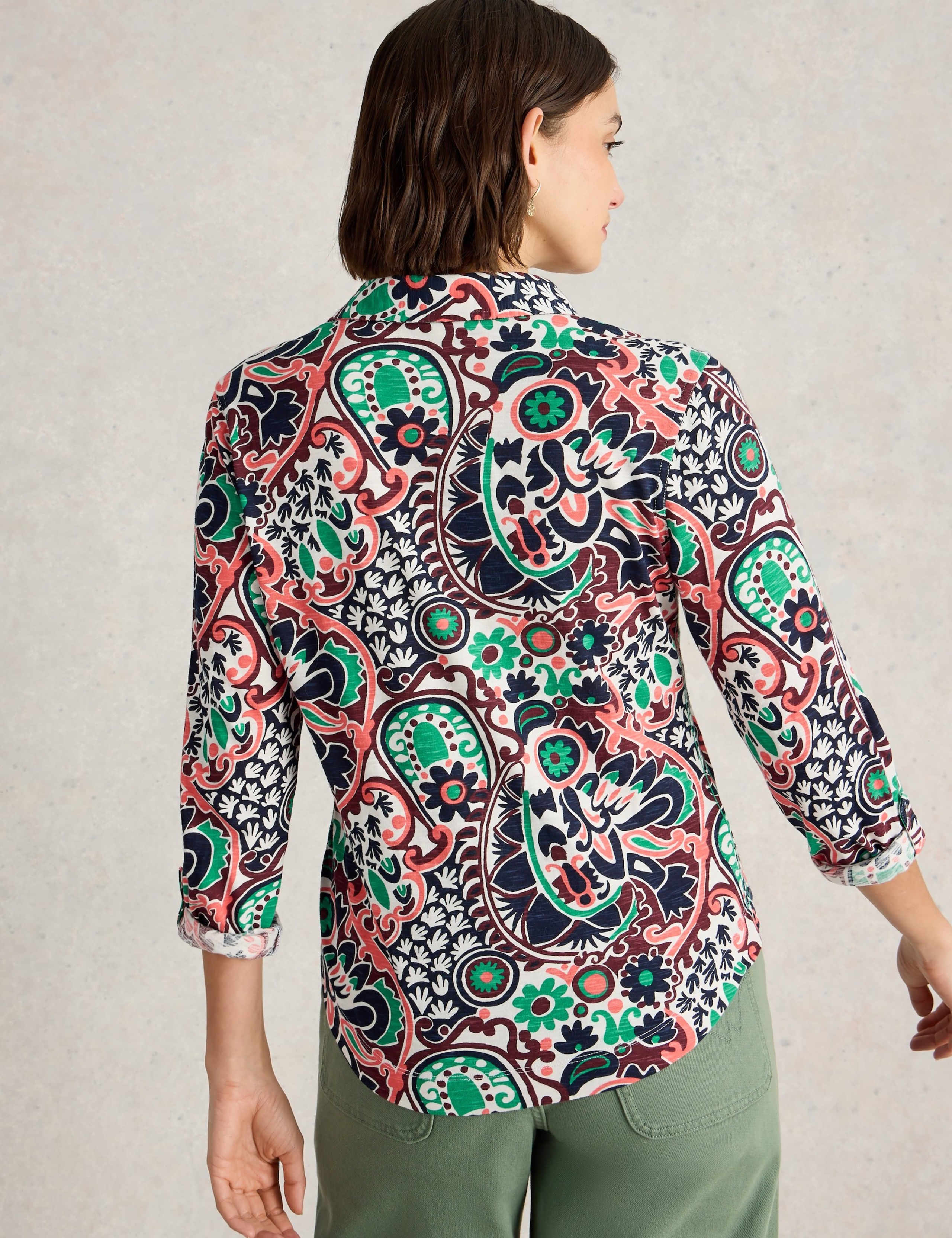 Pure Cotton Jersey Printed Shirt 4 of 6