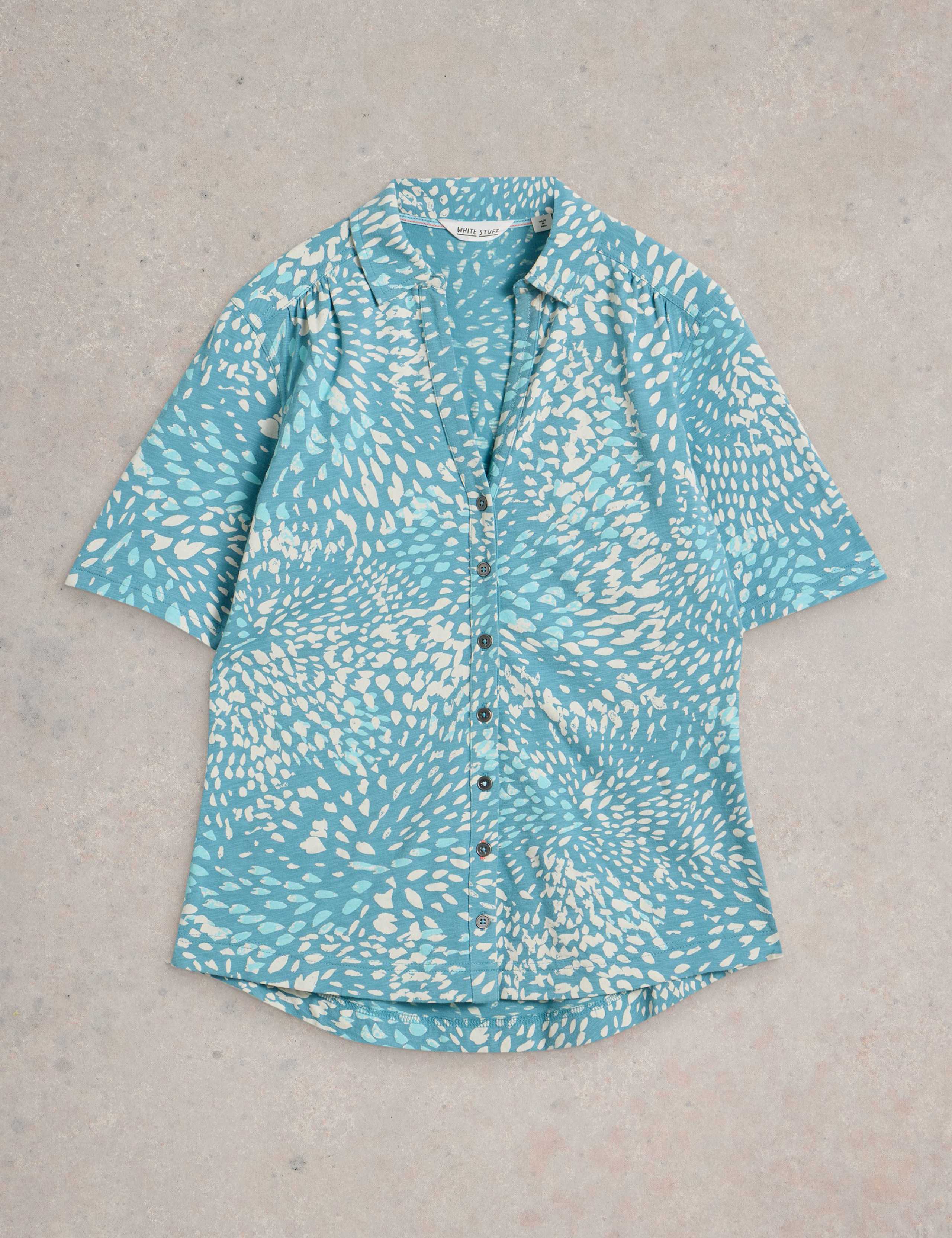 Pure Cotton Printed Collared Shirt 2 of 6
