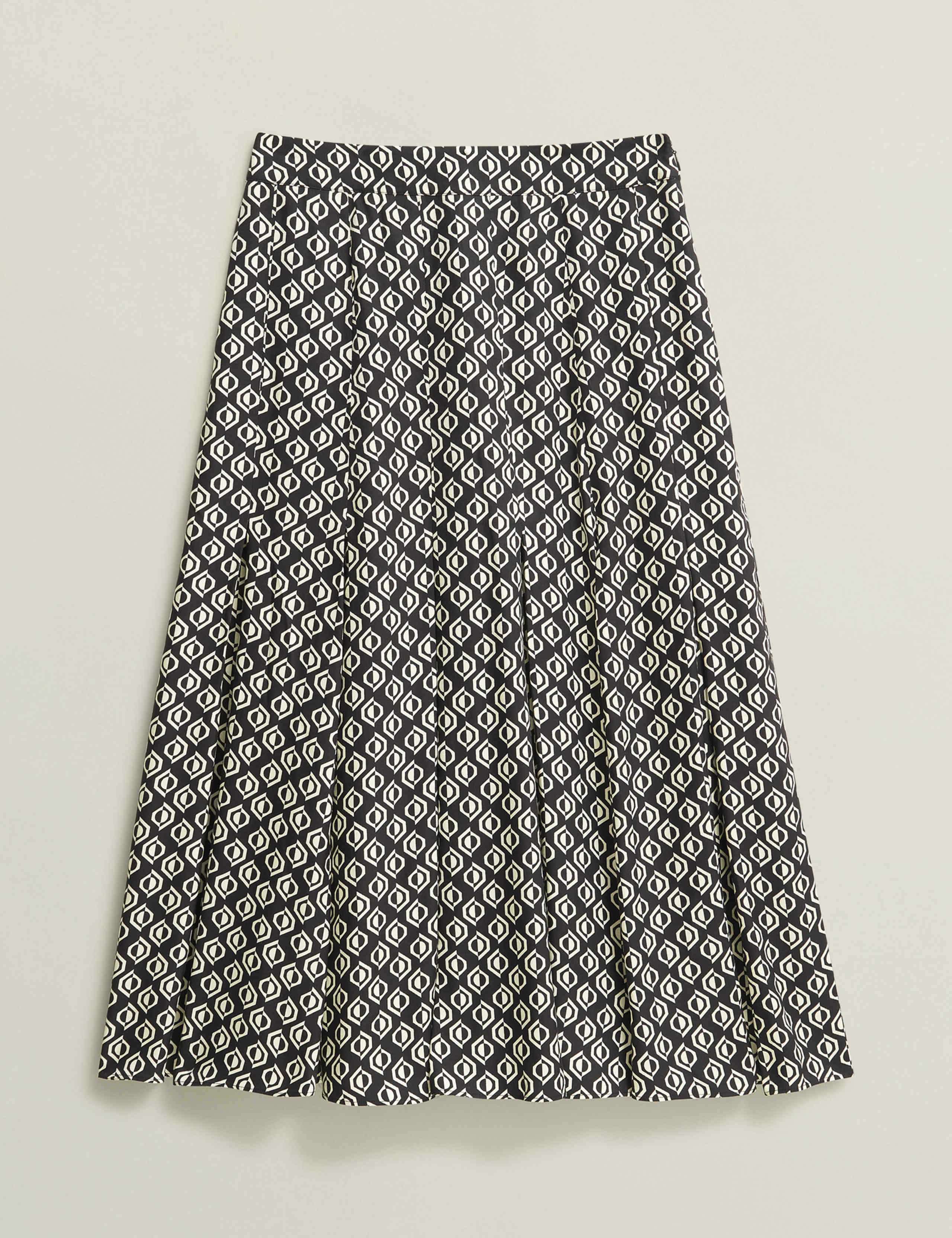 Printed Midi A-Line Skirt 2 of 11