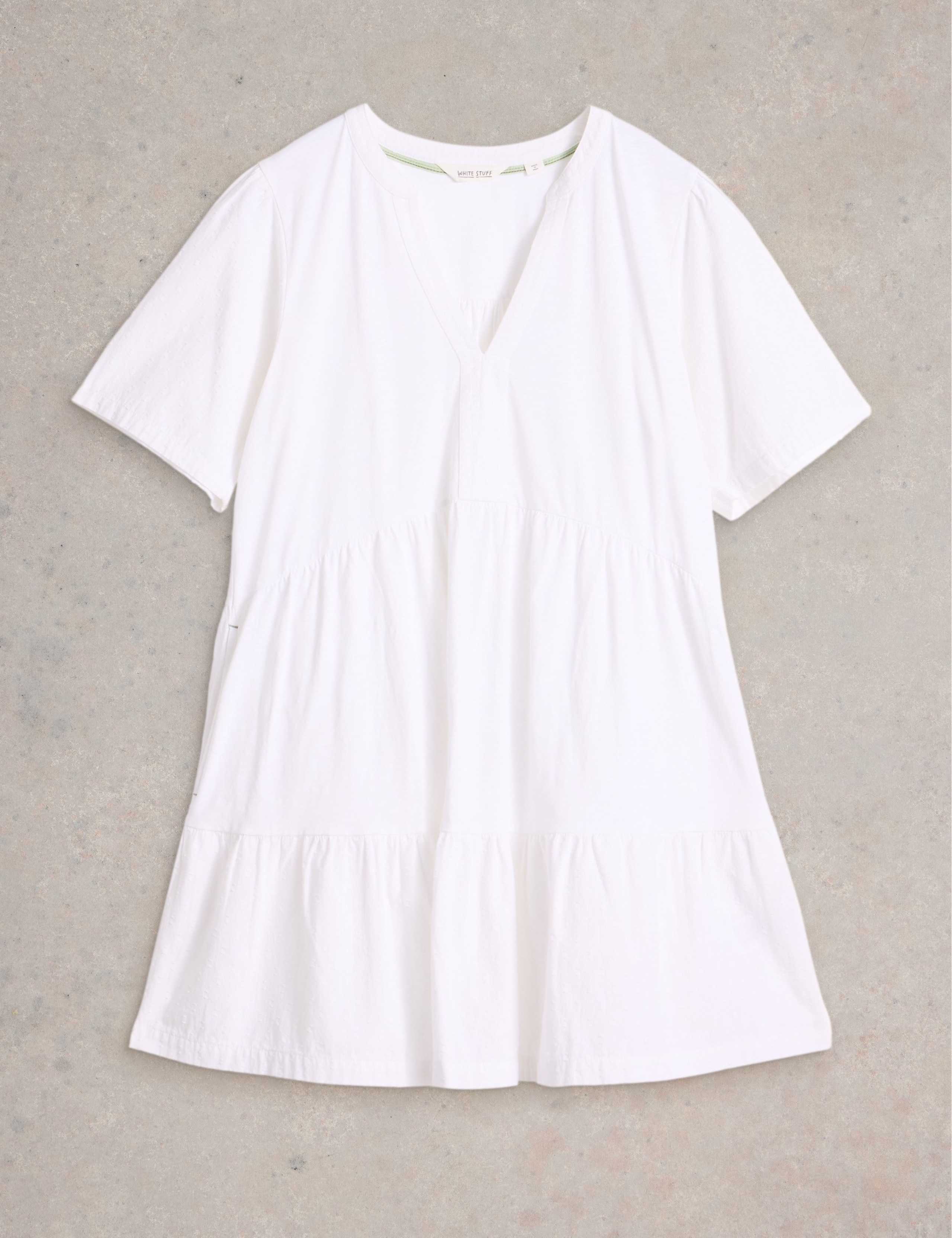 Pure Cotton Notch Neck Tunic 2 of 6