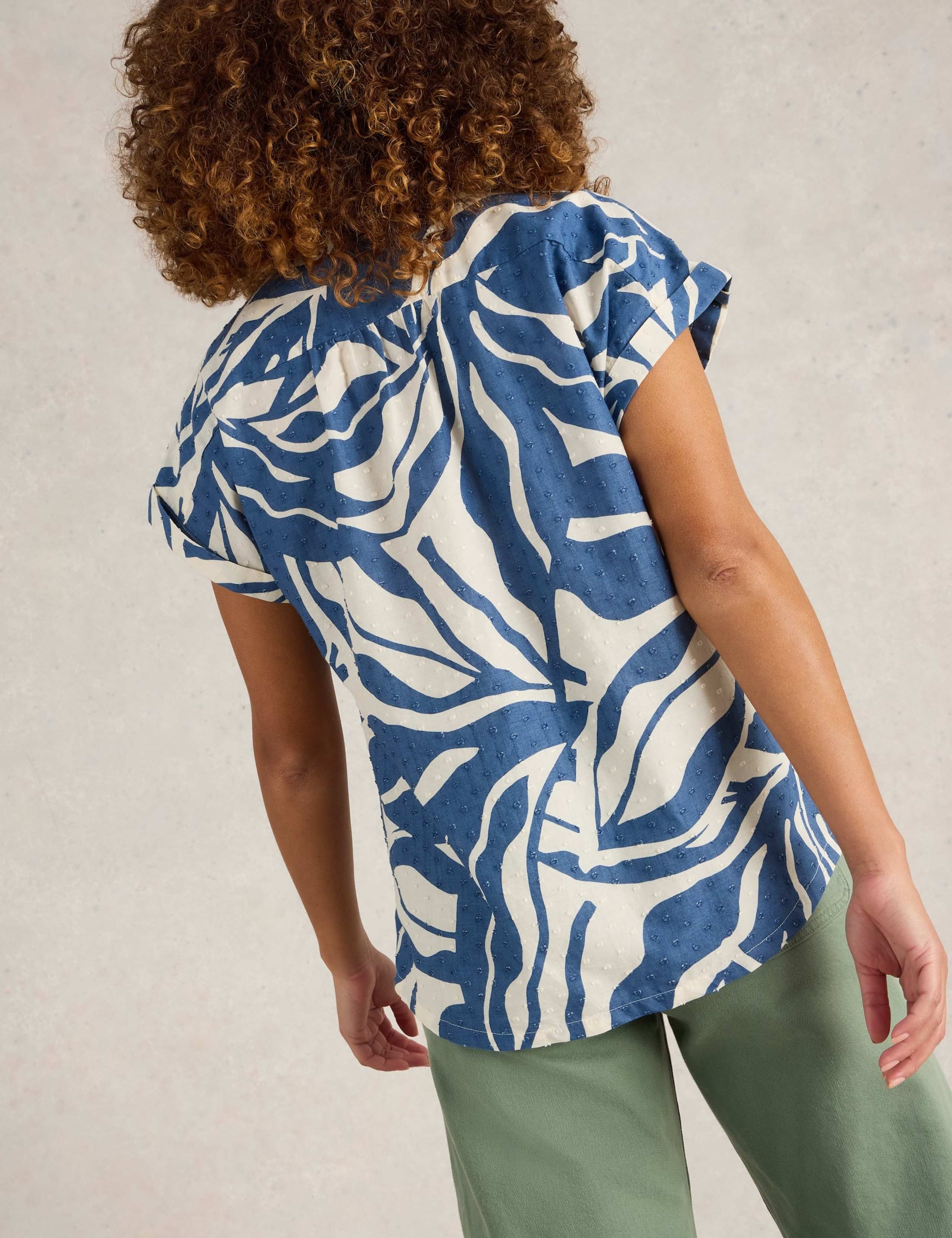 Pure Cotton Printed Collared Shirt 4 of 6