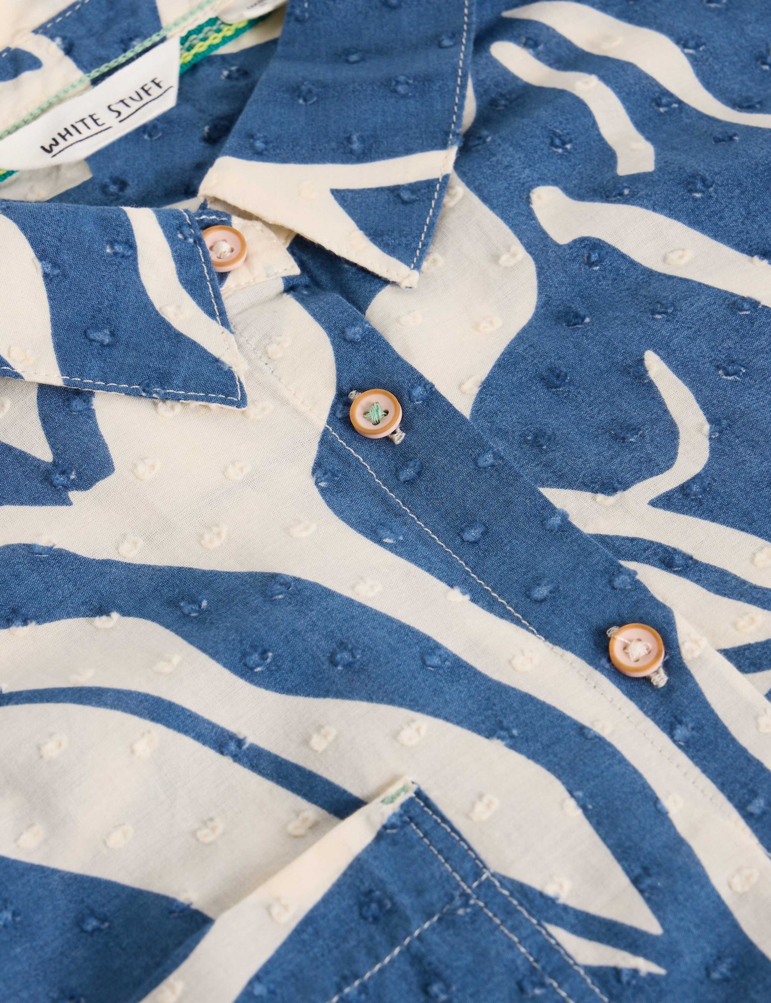 Pure Cotton Printed Collared Shirt 6 of 6