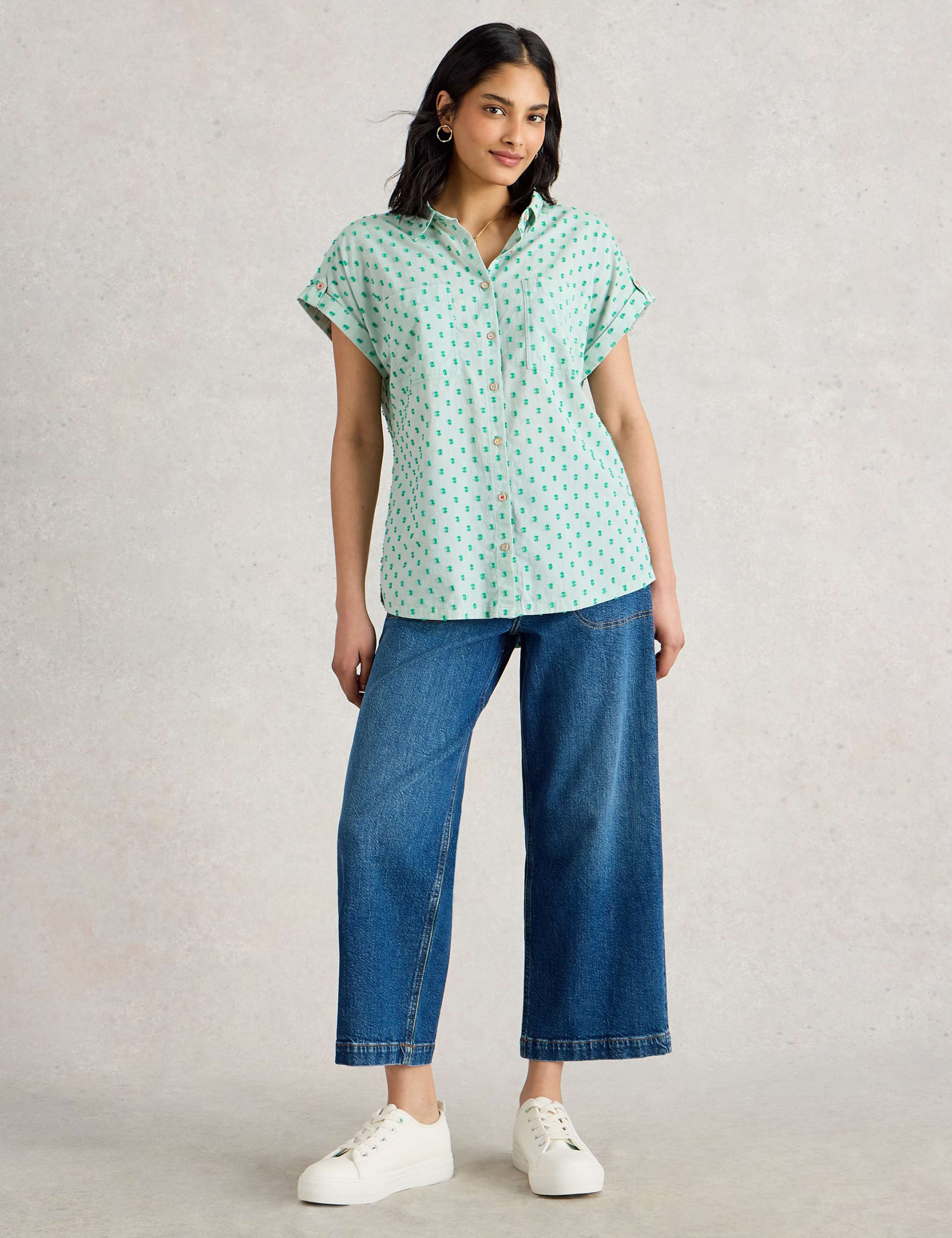 Pure Cotton Button Through Shirt 3 of 6