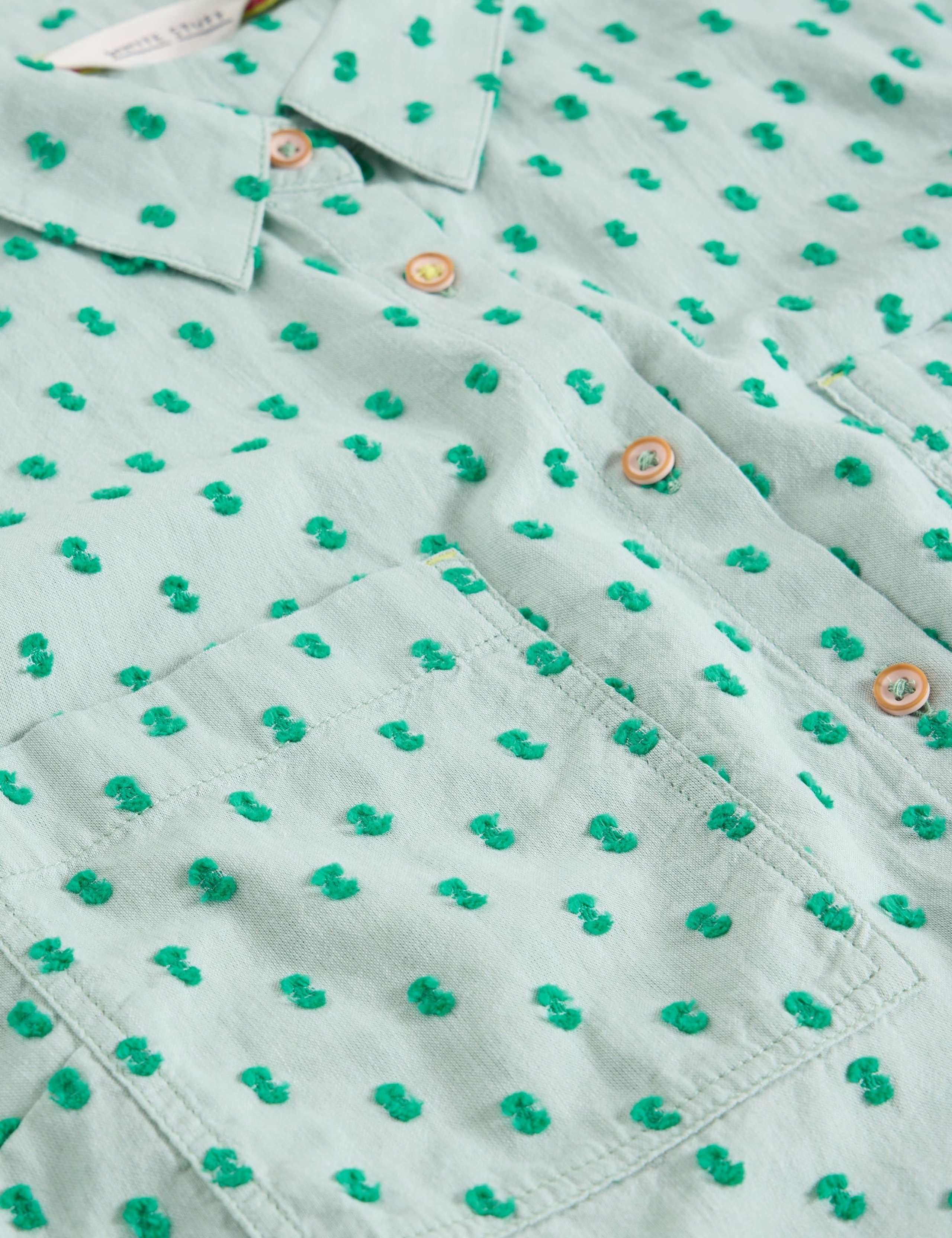 Pure Cotton Button Through Shirt 6 of 6