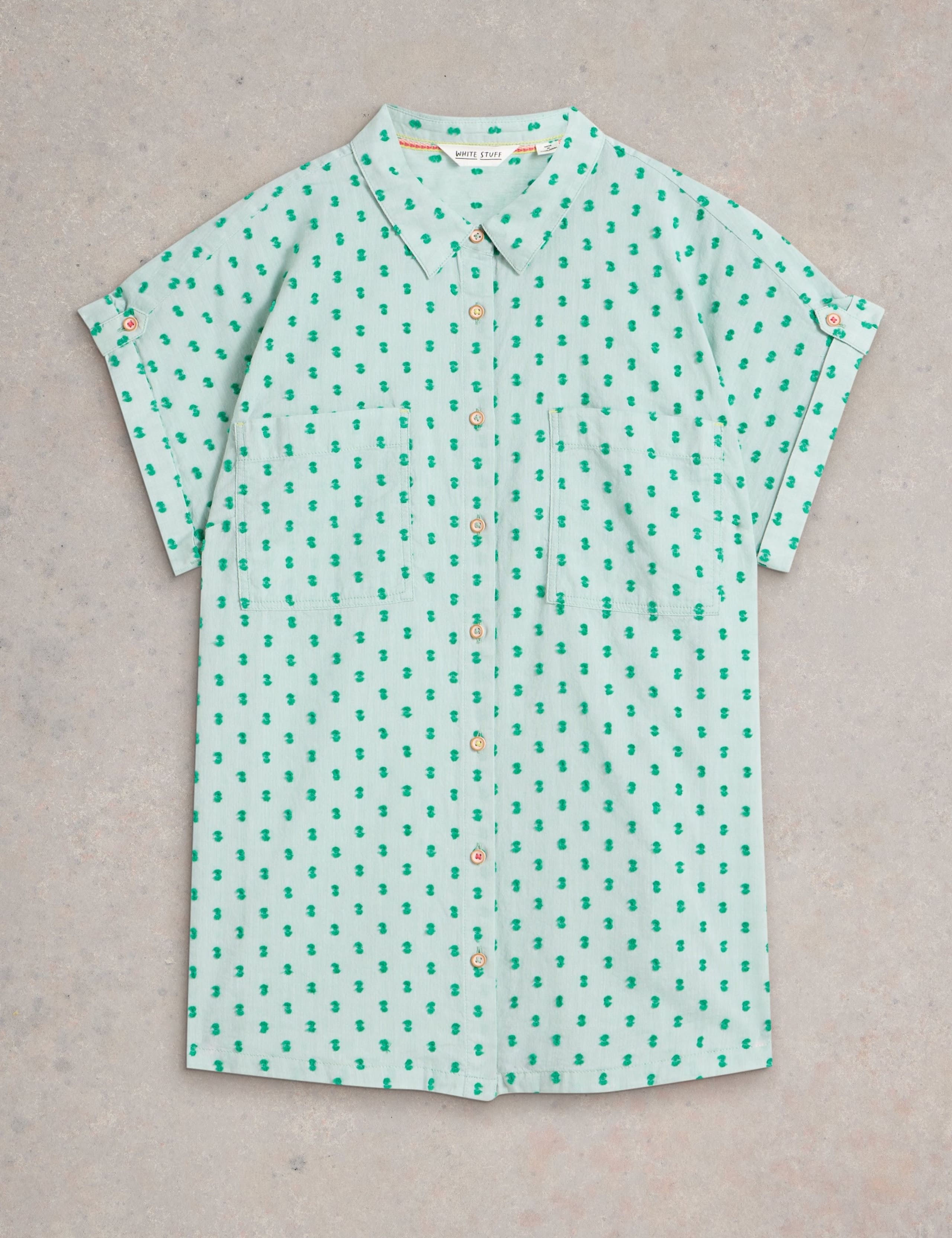 Pure Cotton Button Through Shirt 2 of 6