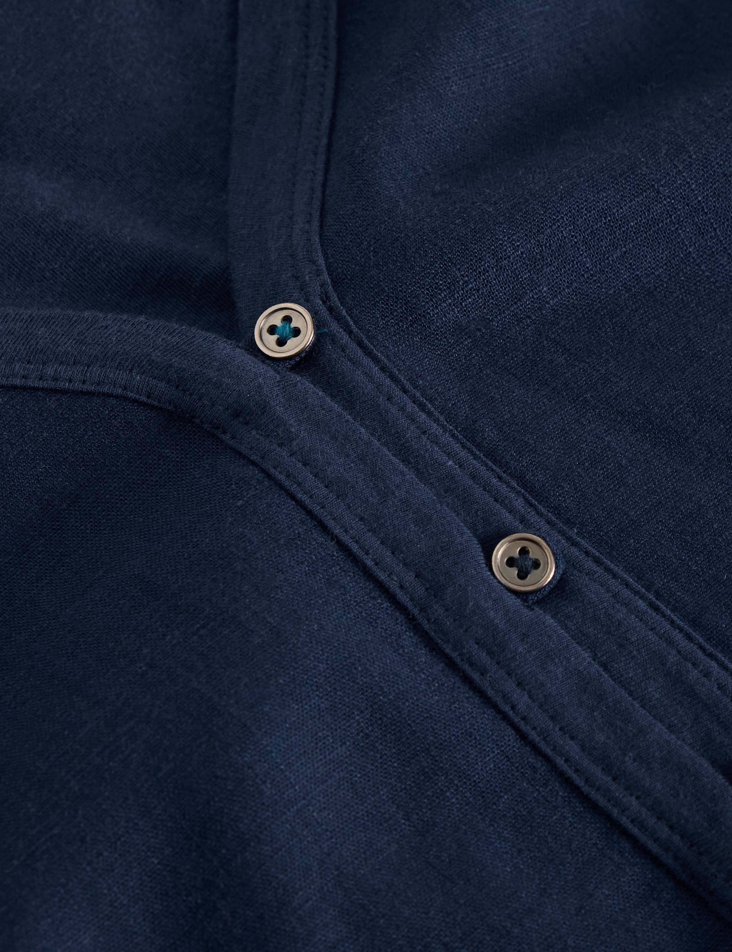 Linen Blend Button Detail V-Neck Vest 6 of 6