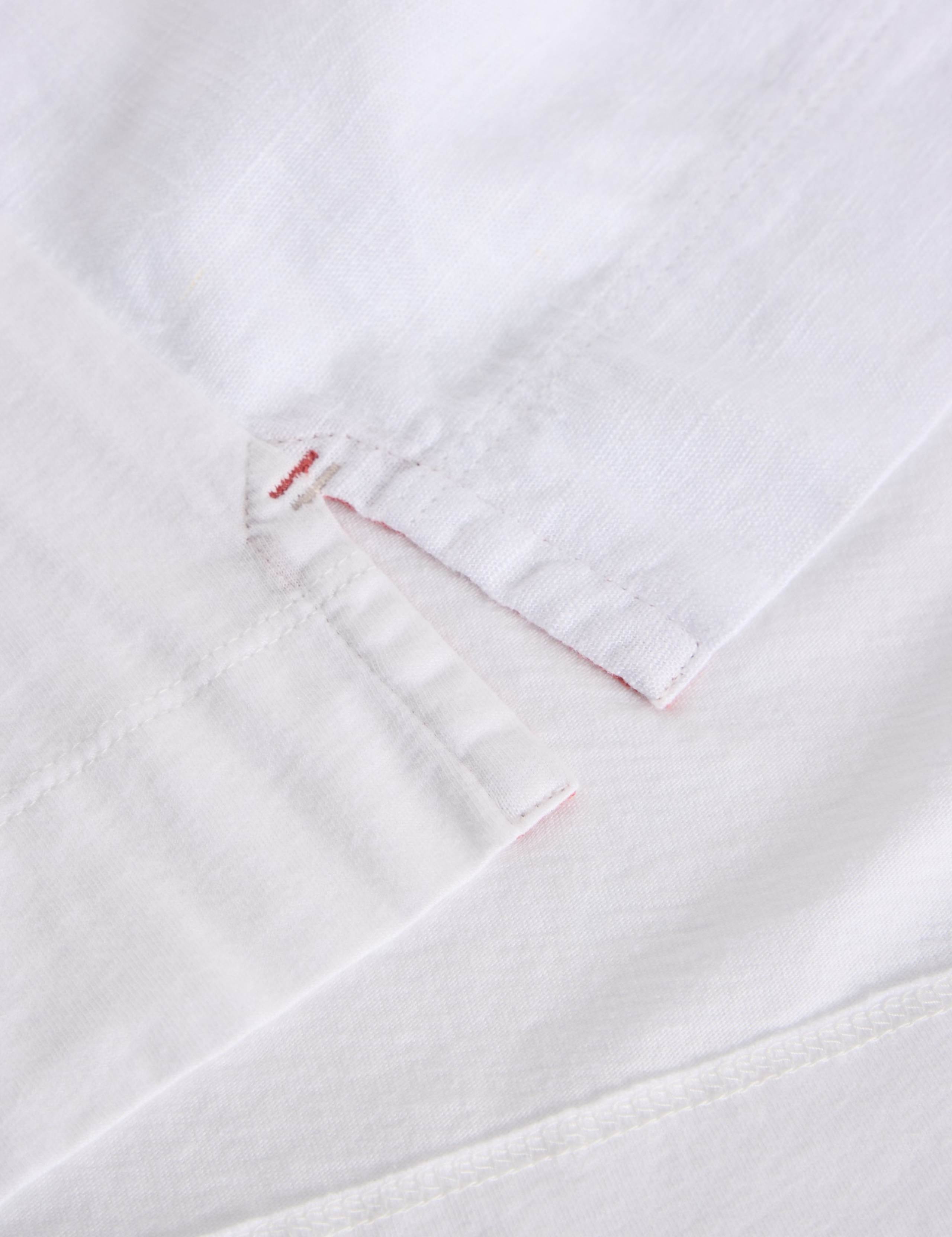 Linen Blend Button Detail V-Neck Vest 6 of 6