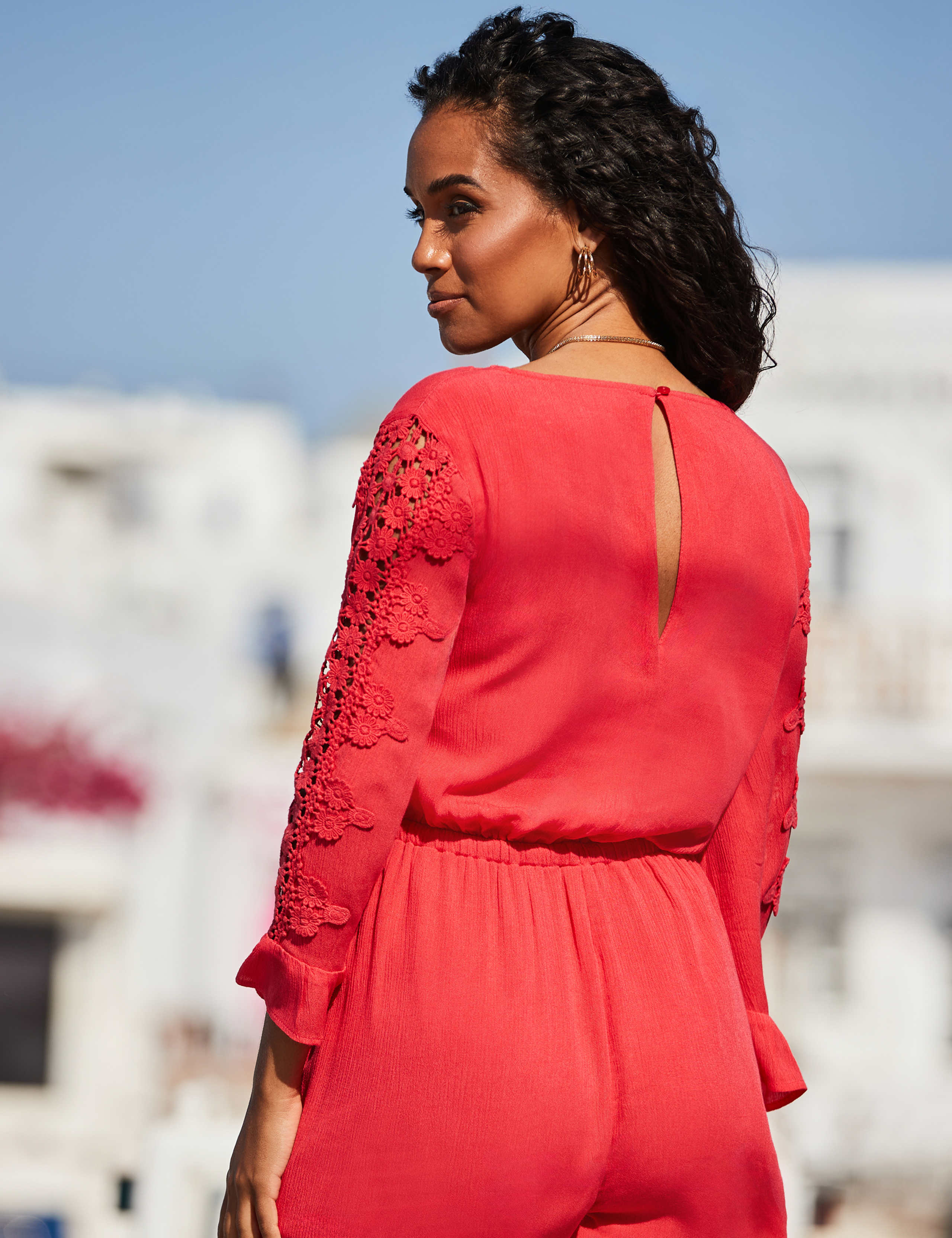 Embroidered Tassel Detail Playsuit 5 of 6