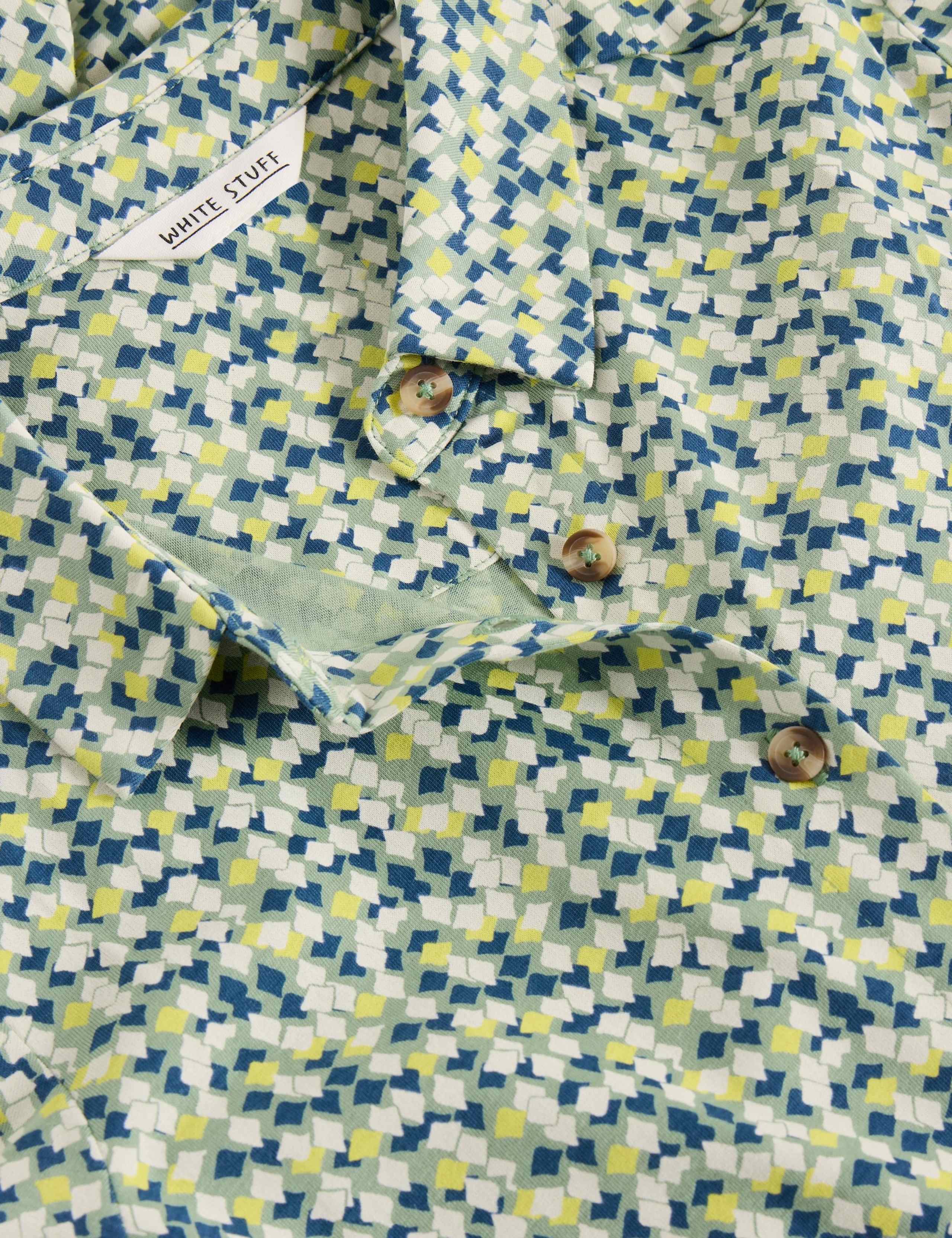 Jersey Printed Midi Shirt Dress 6 of 6