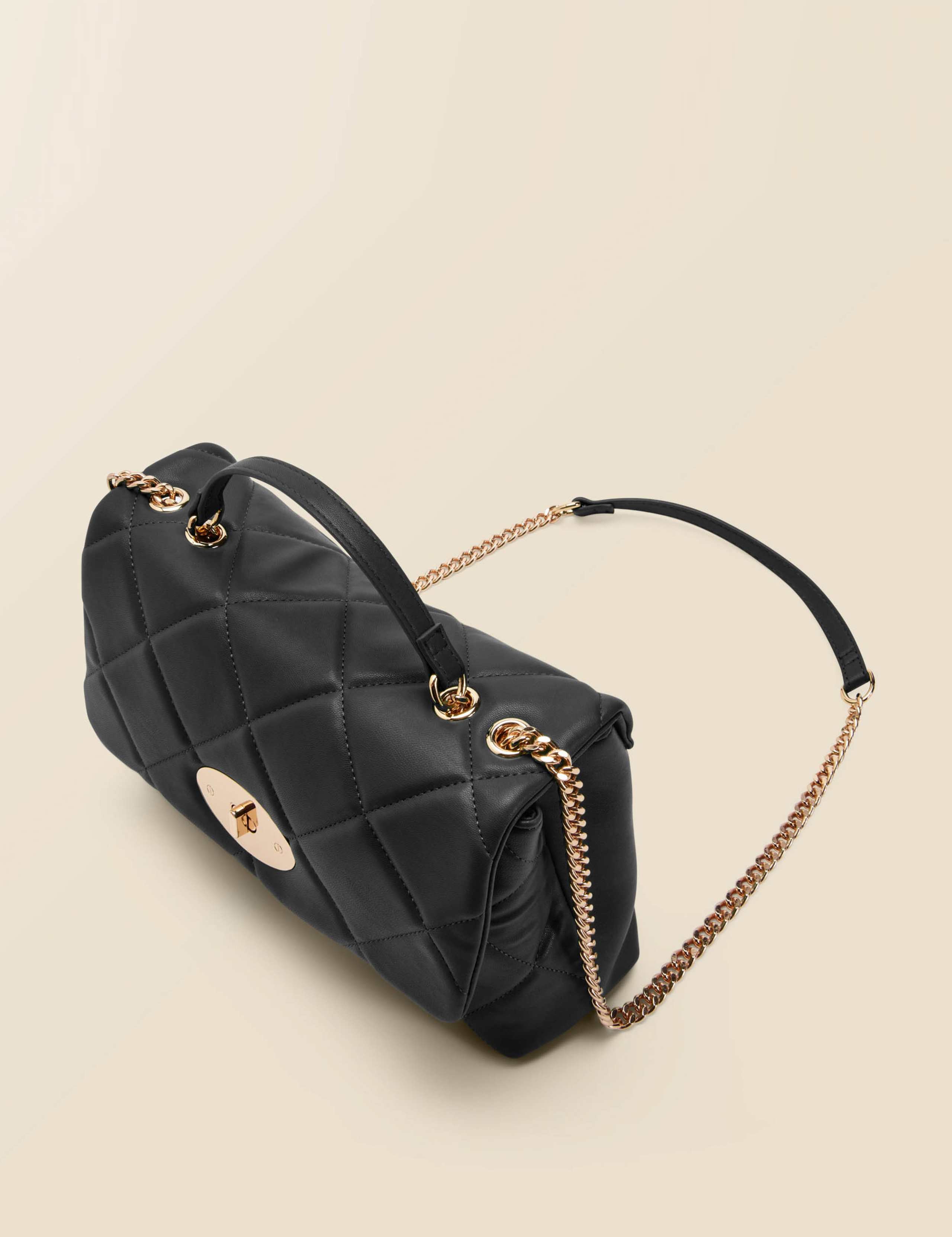 Quilted Clasp Detail Cross Body Bag 5 of 5