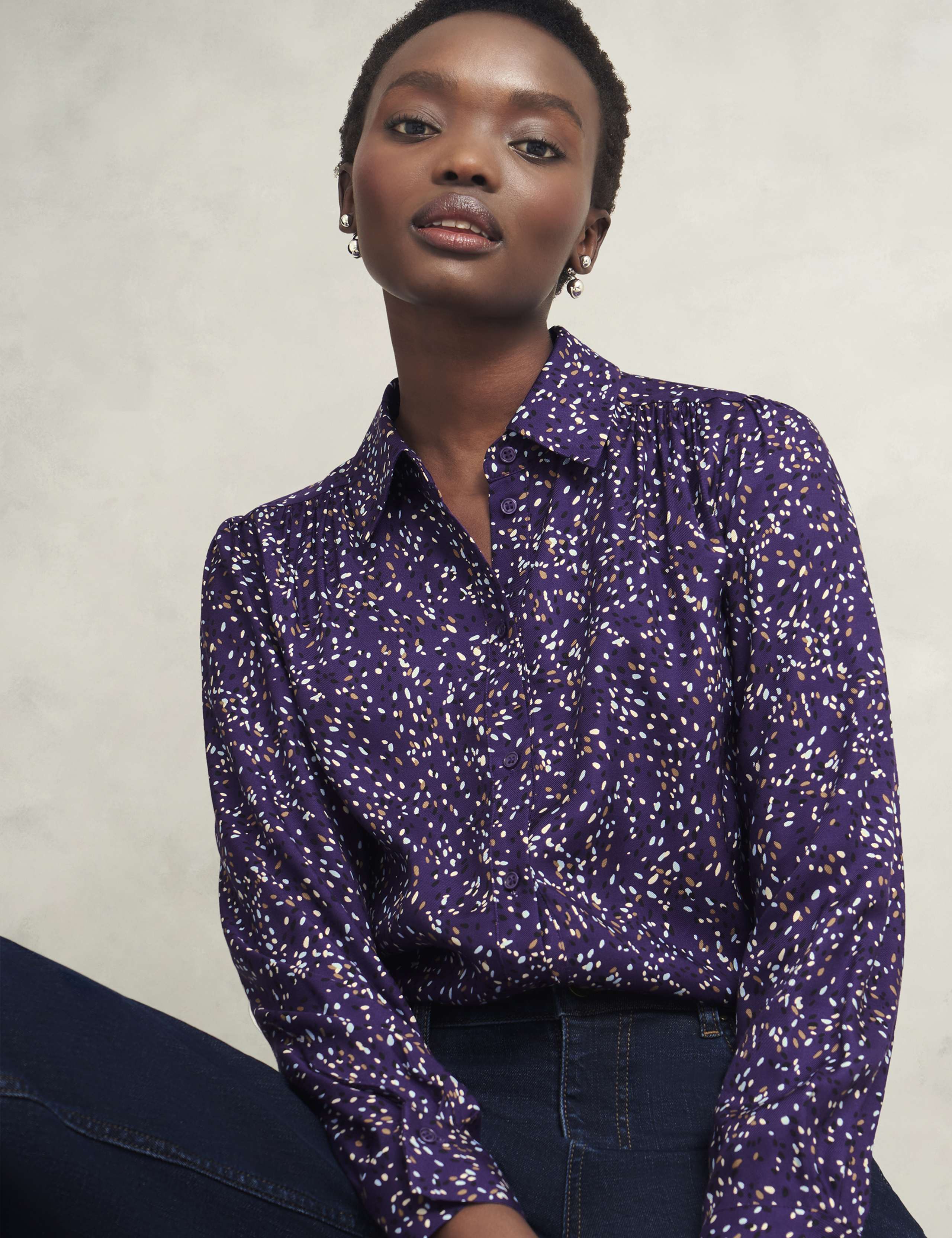 Printed Longline Shirt 5 of 8