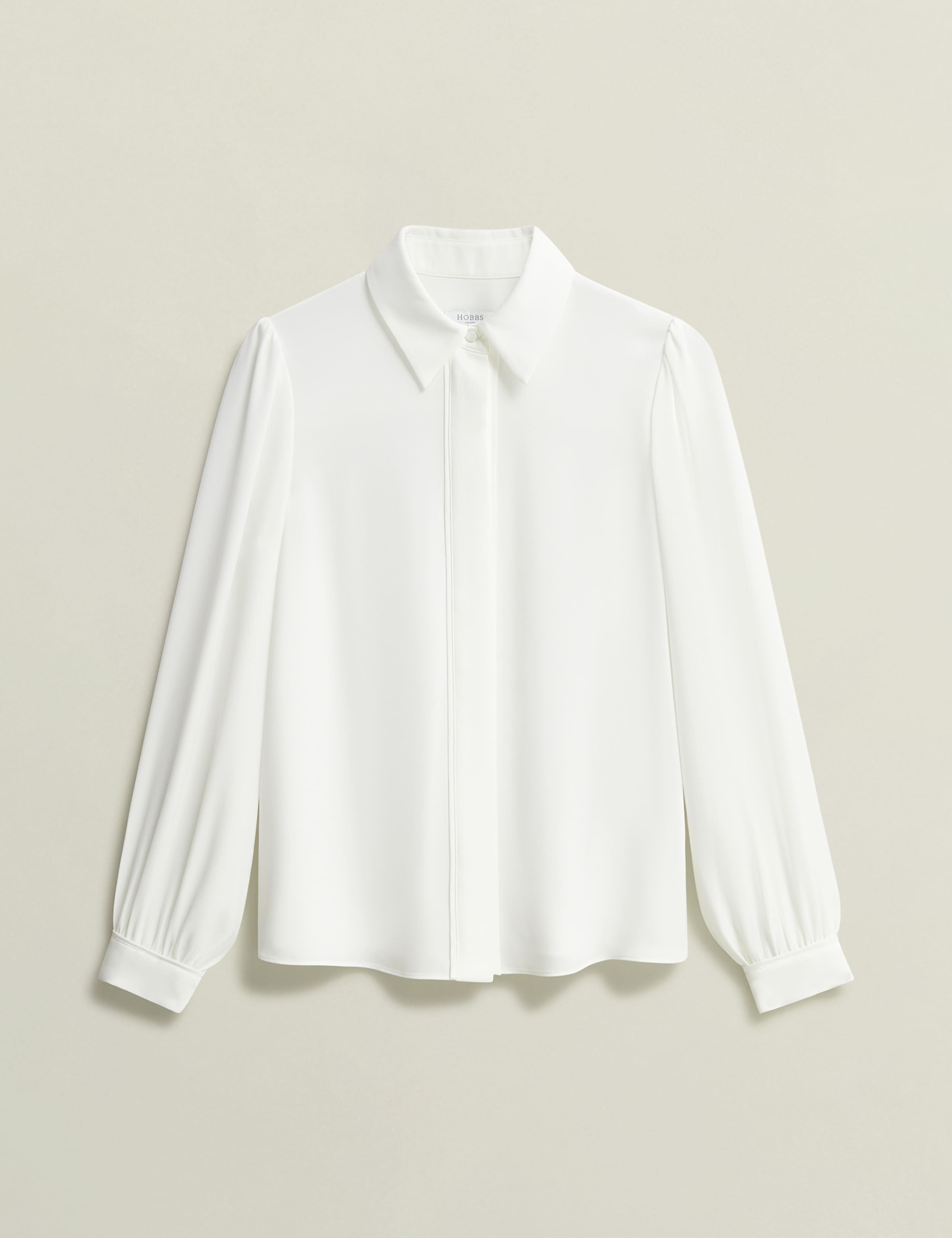 Collared Blouson Sleeve Shirt 2 of 7