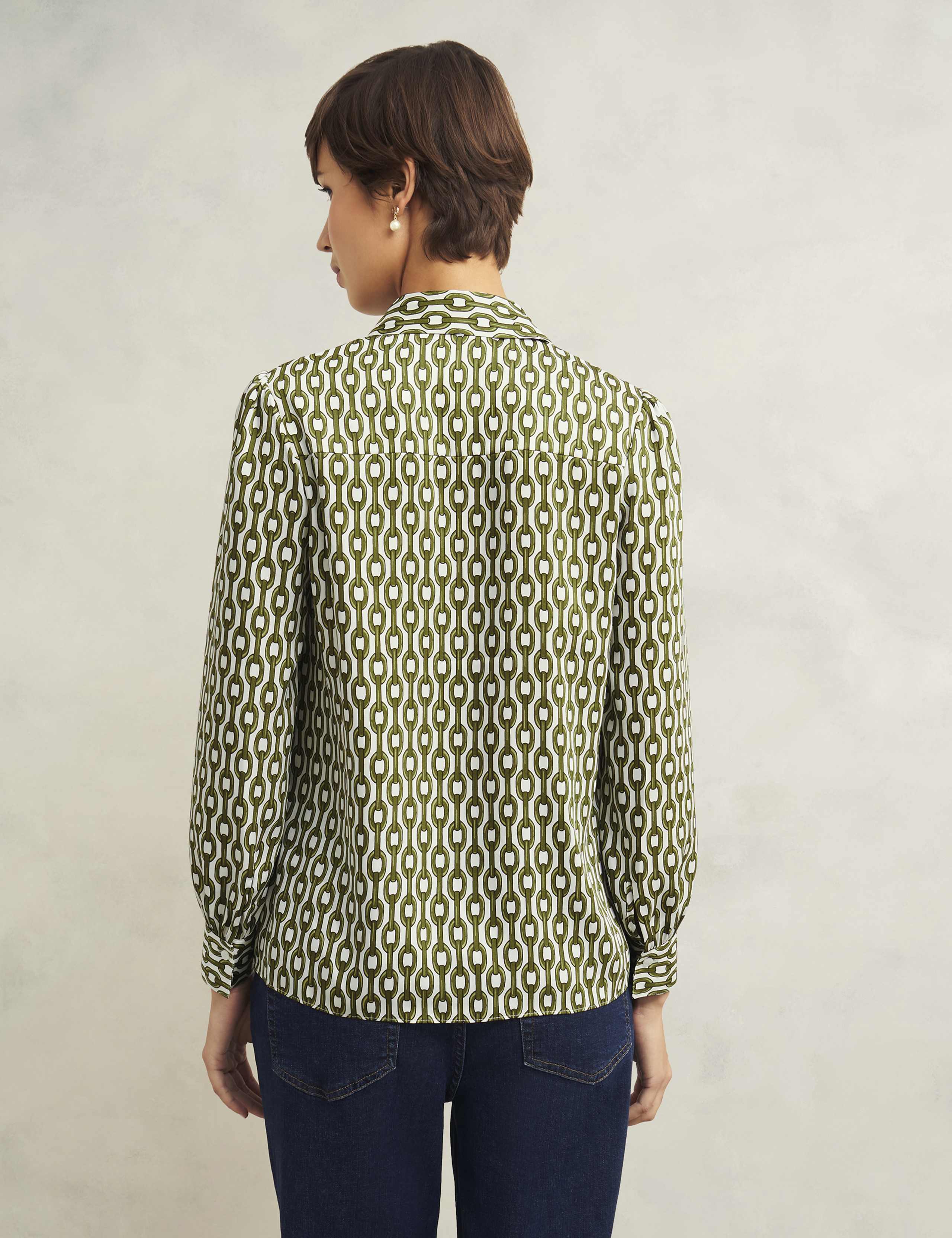 Printed Collared Button Through Shirt 9 of 12
