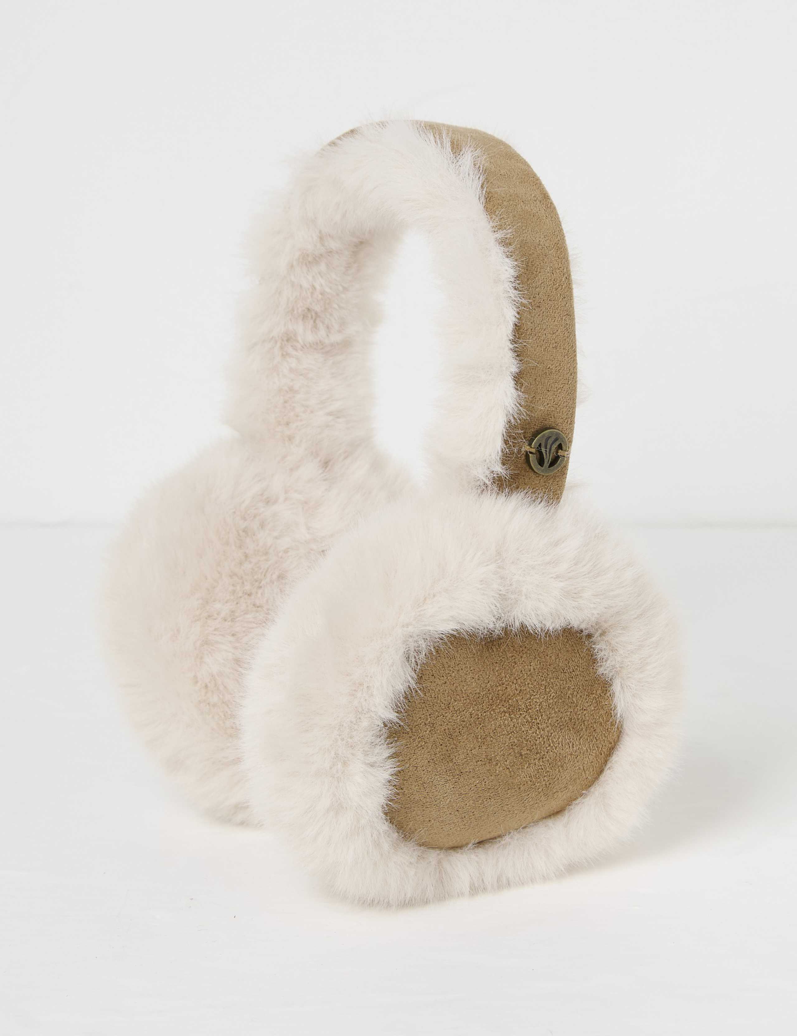Faux Fur Ear Muffs 1 of 2