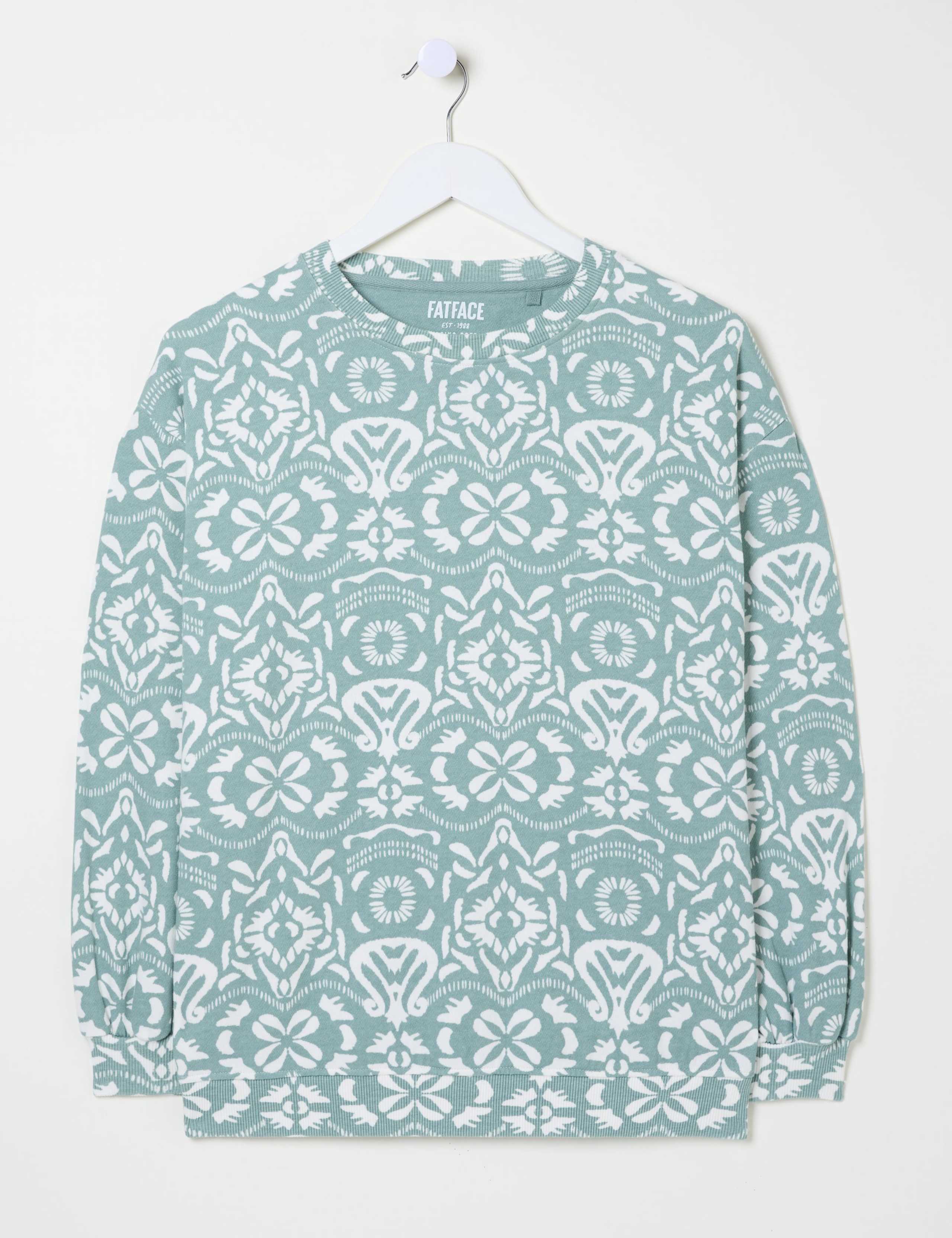 Cotton Rich Printed Sweatshirt 2 of 5
