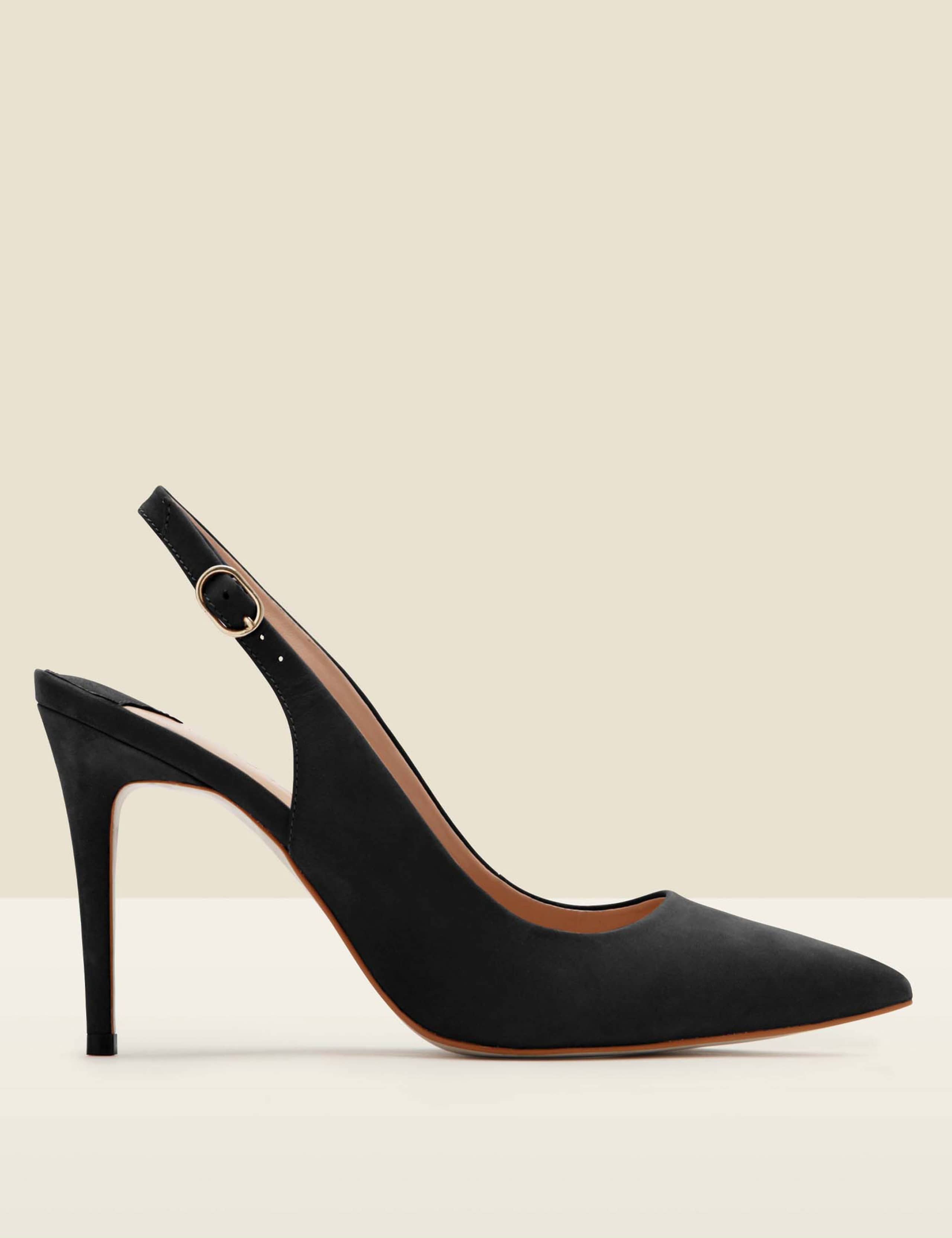 Suede Stiletto Heel Pointed Court Shoes 1 of 3