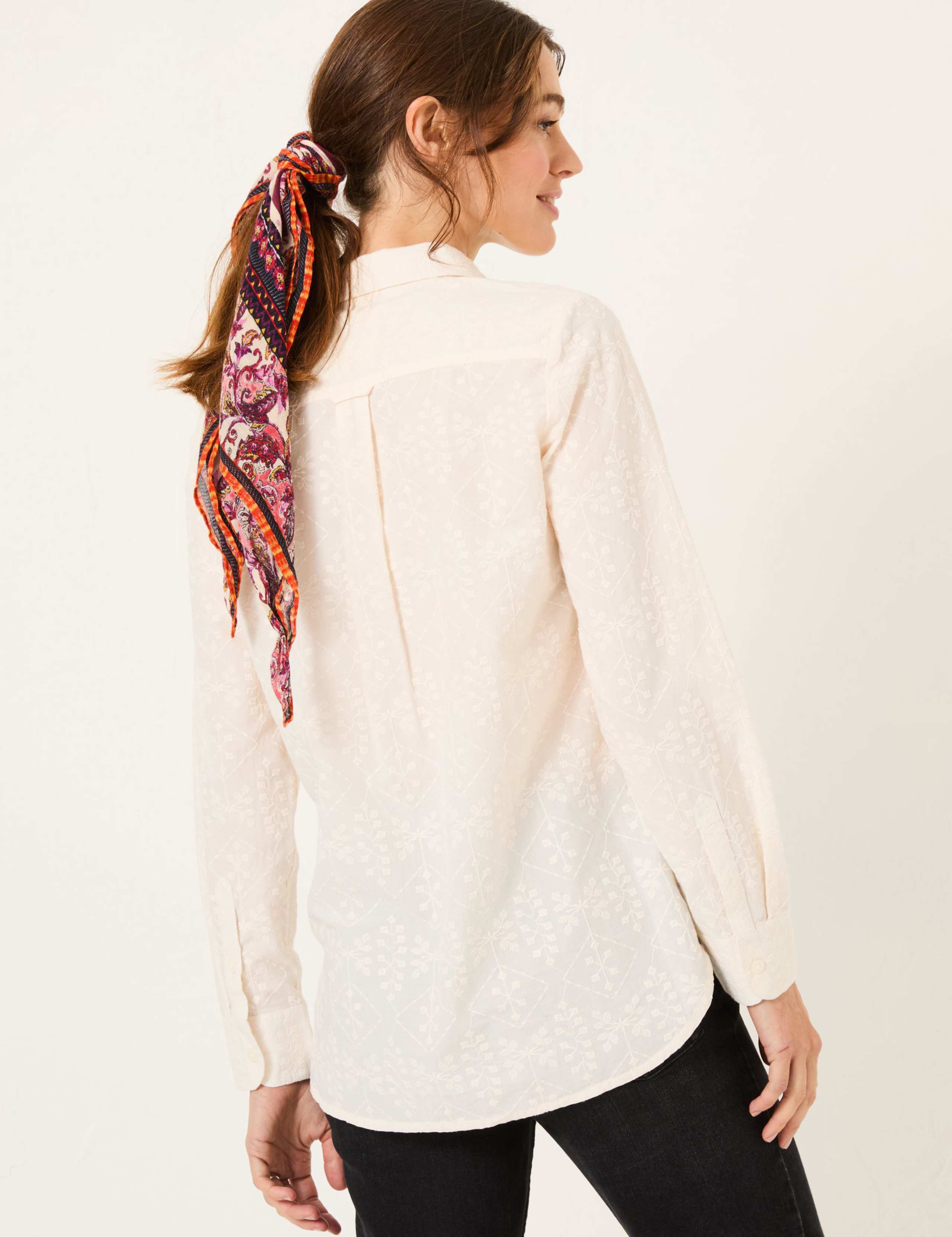 Pure Cotton Embroidered Shirt 3 of 5