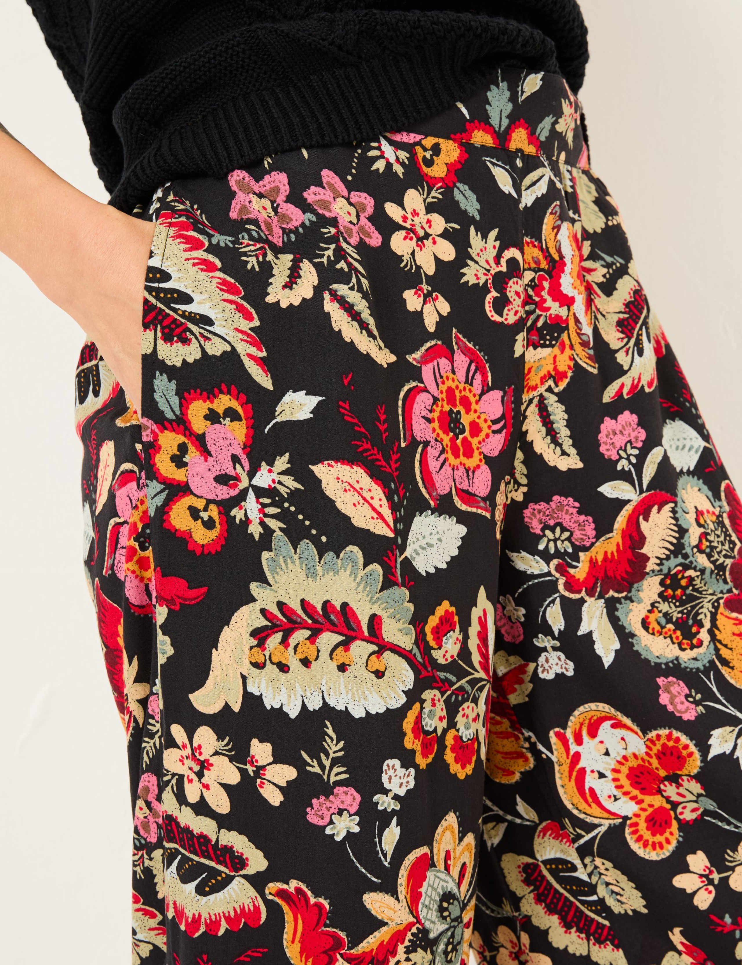 Floral Wide Leg Trousers 5 of 5