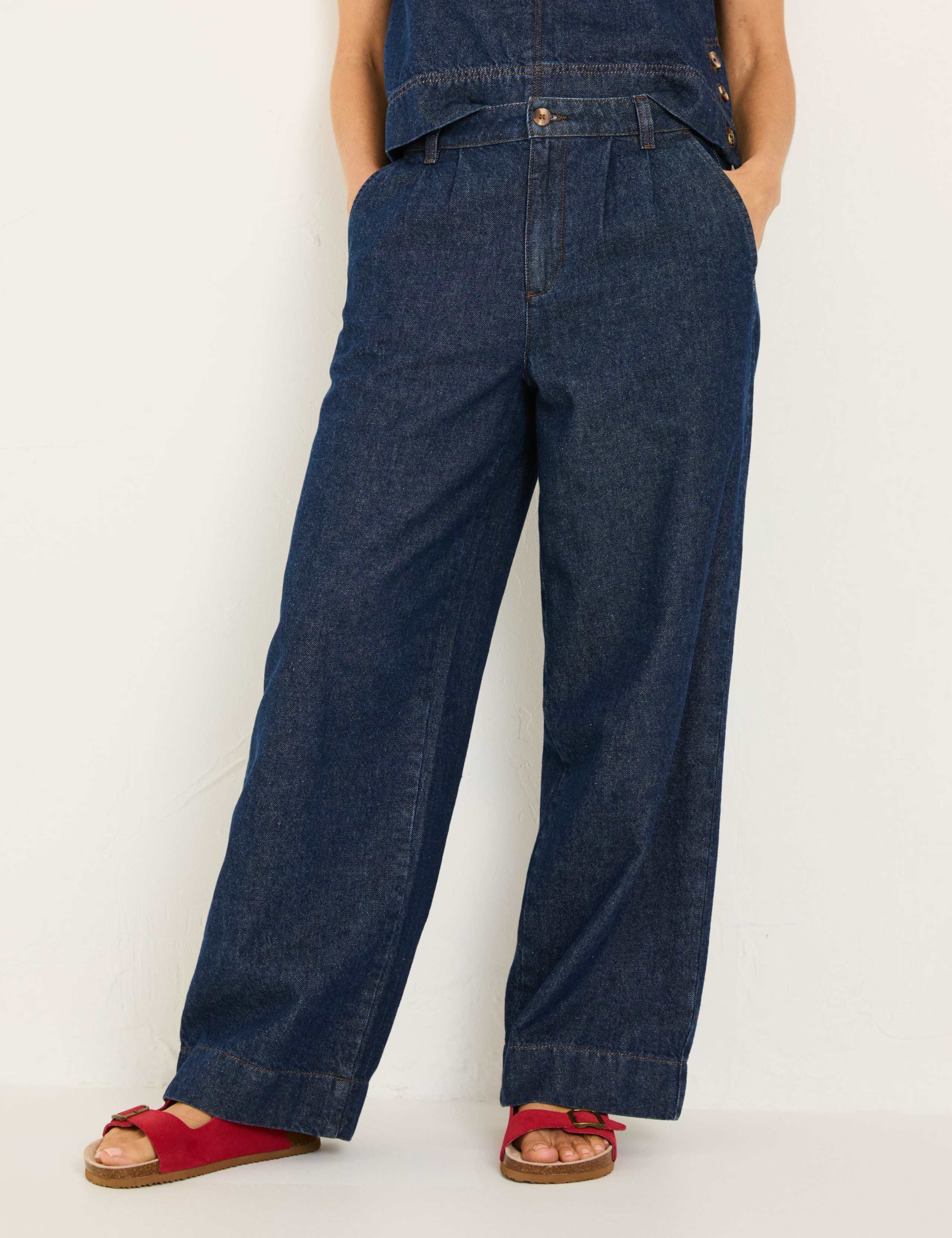 Mid Rise Wide Leg Jeans 3 of 6
