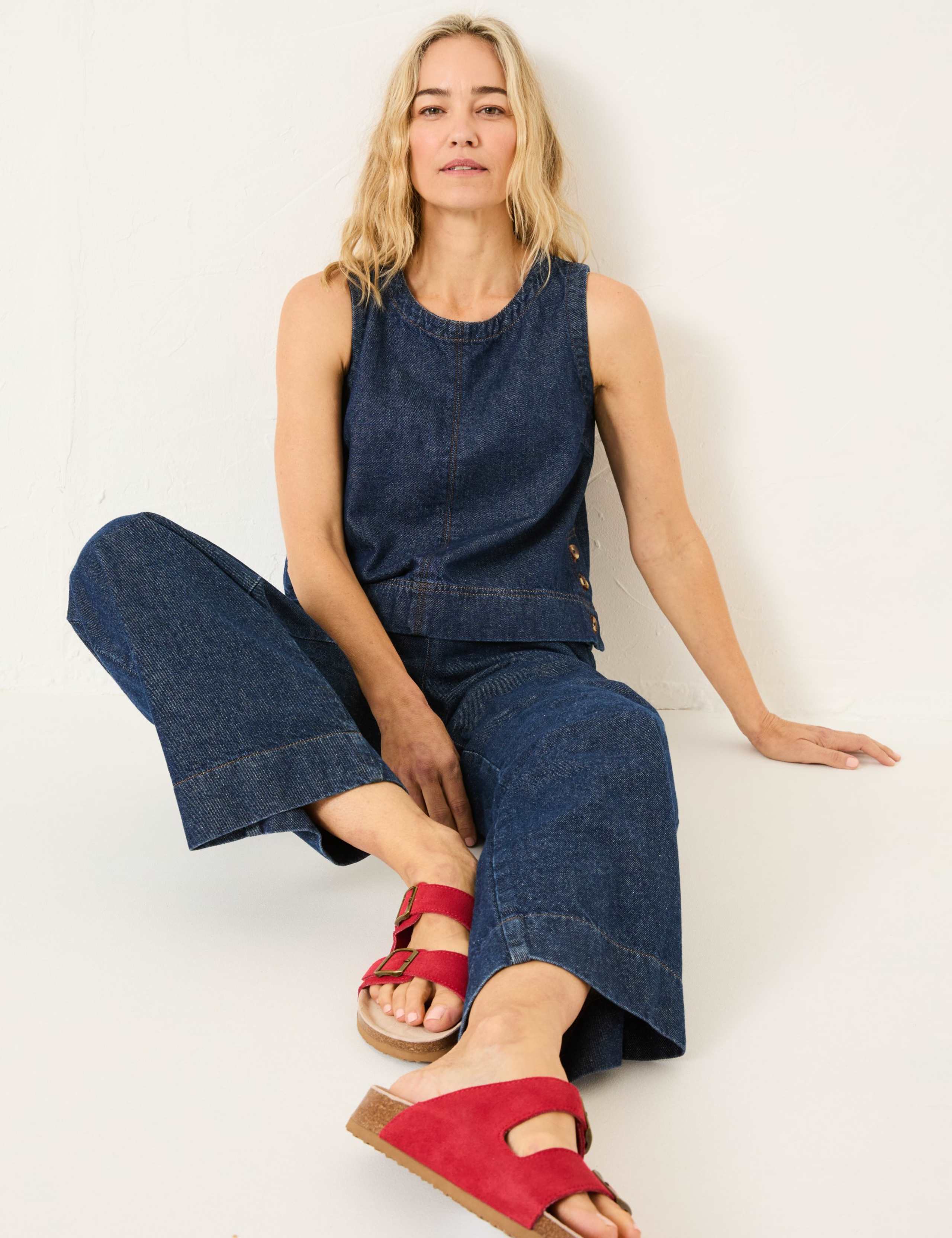 Mid Rise Wide Leg Jeans 6 of 6