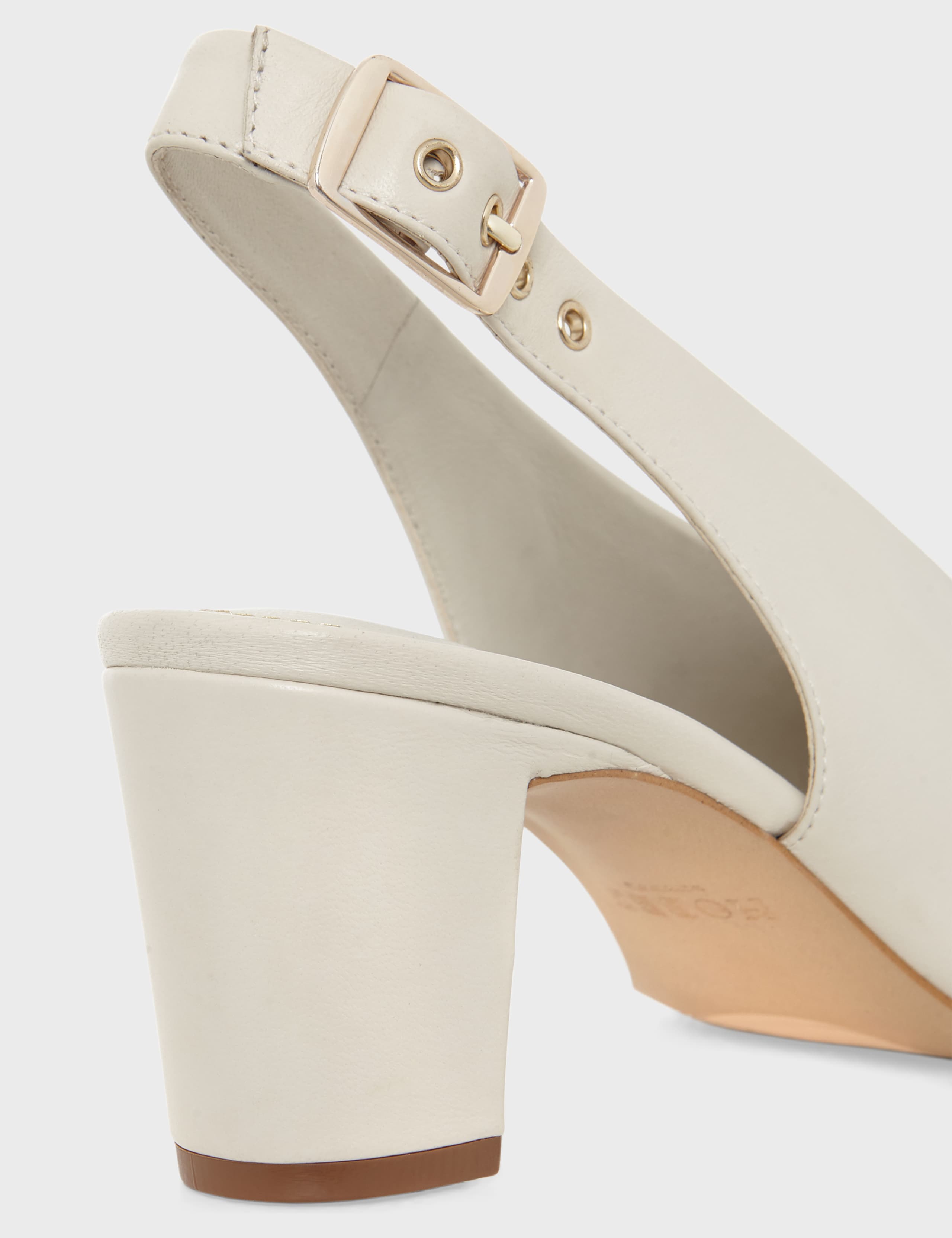 Leather Block Heel Sandals 5 of 5