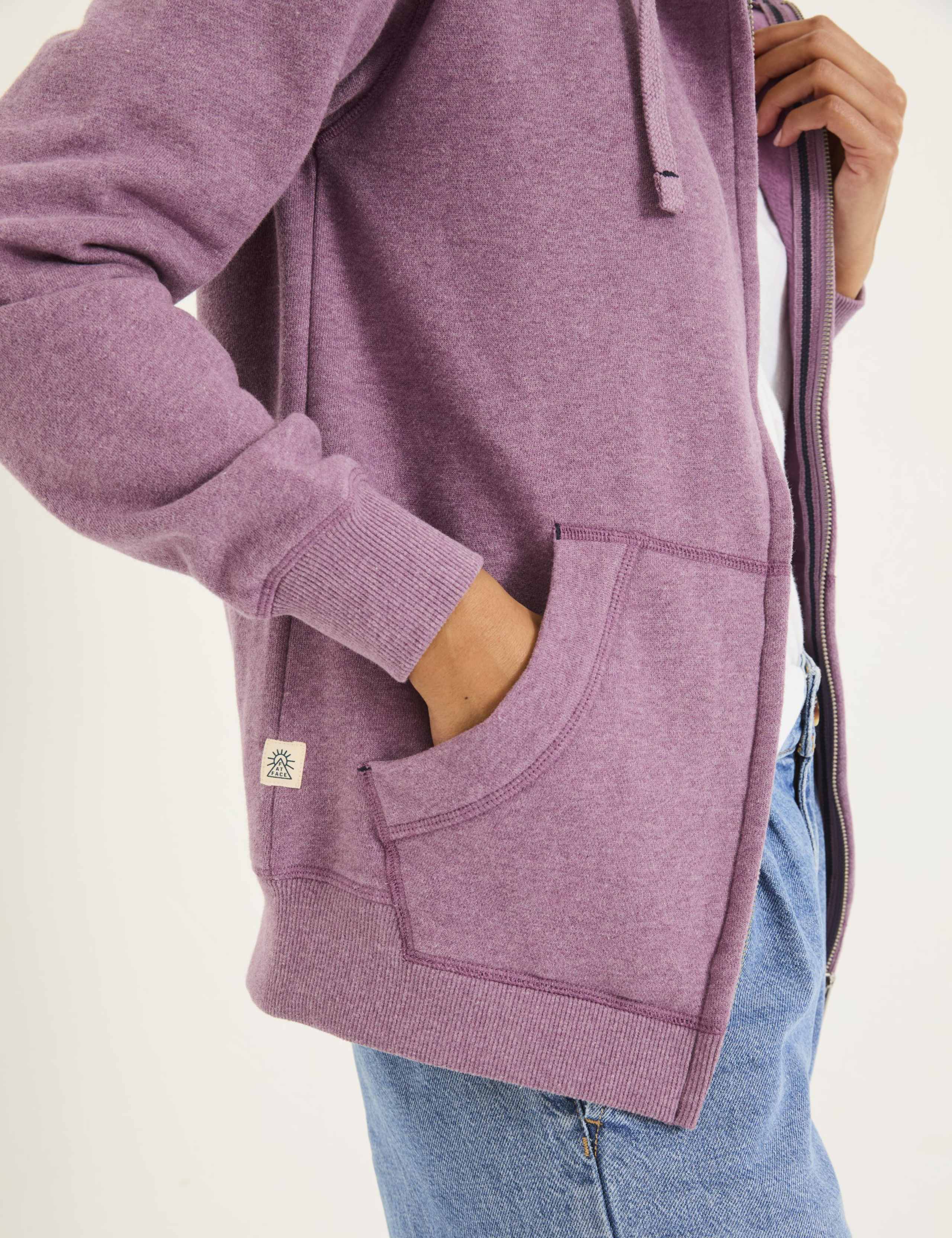 Cotton Rich Zip Up Hoodie 5 of 5