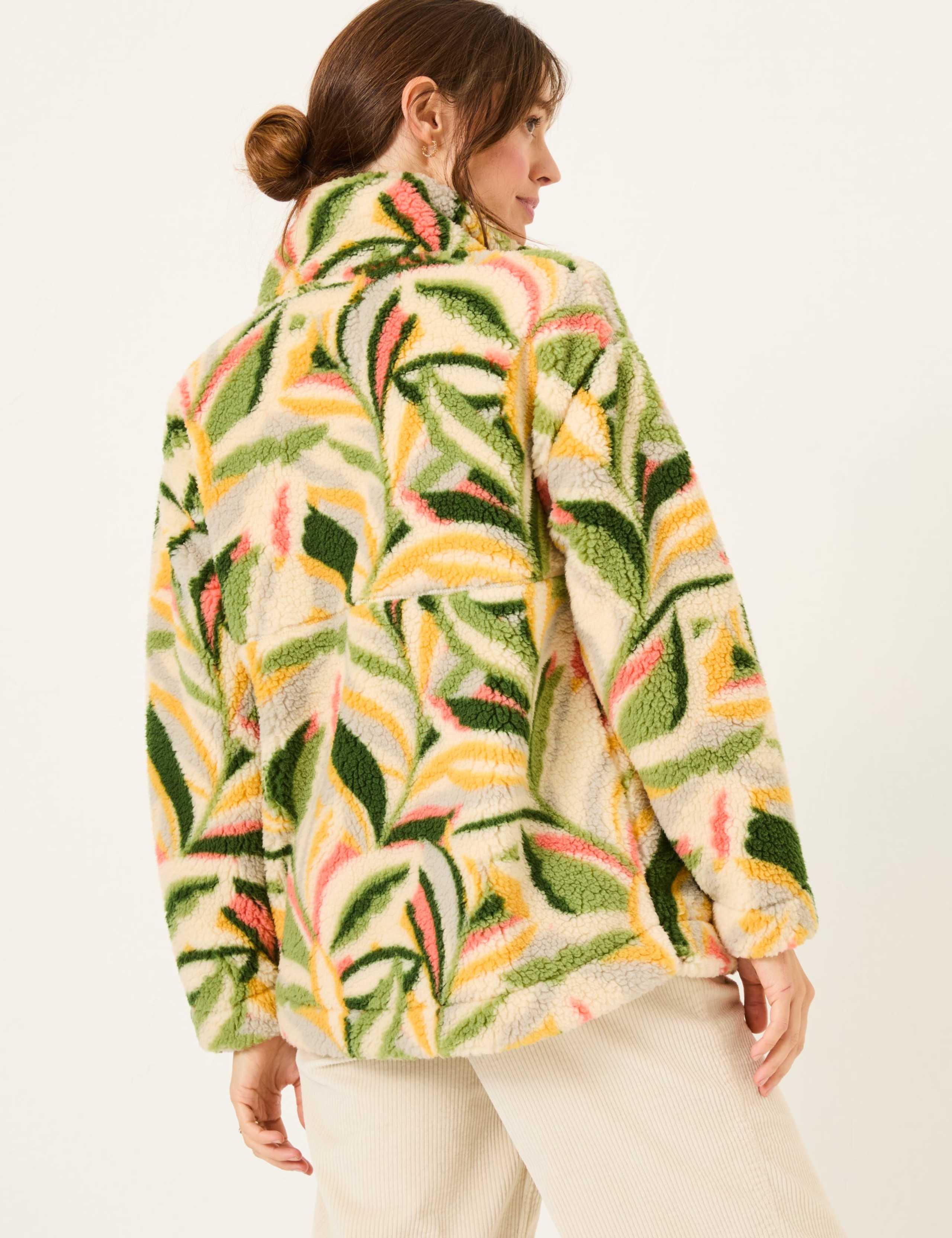 Printed Fleece Jacket 3 of 6