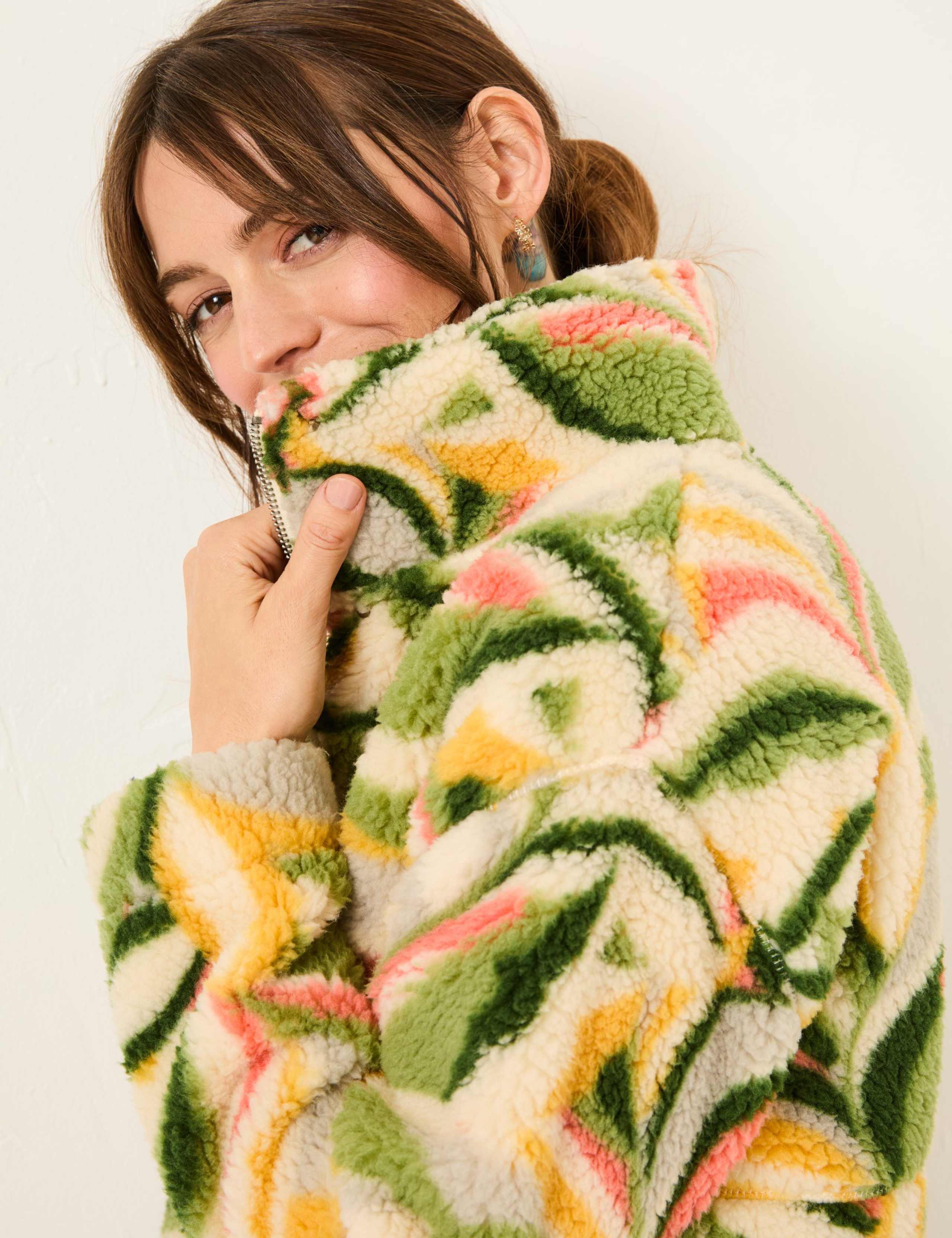 Printed Fleece Jacket 4 of 6