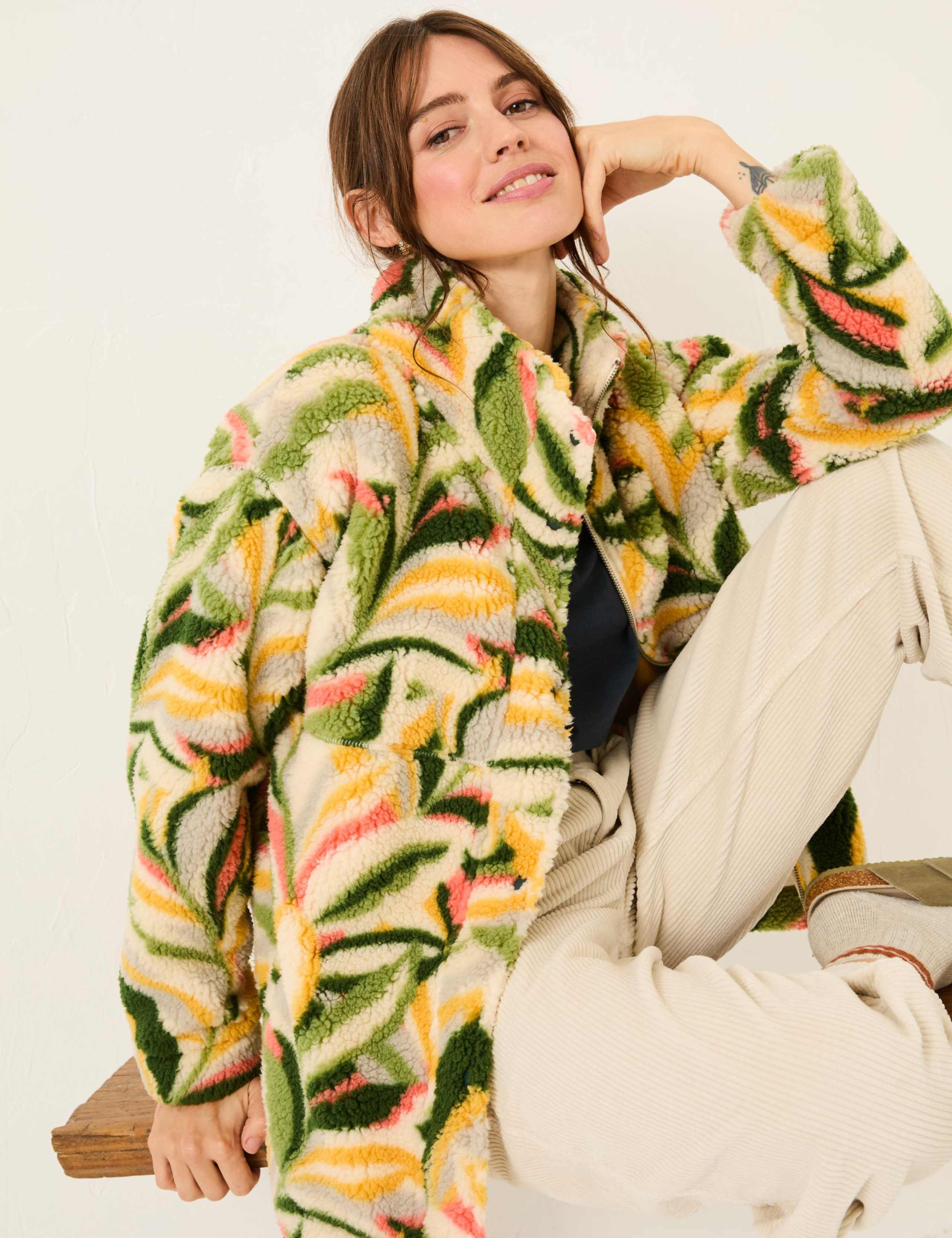 Printed Fleece Jacket 6 of 6