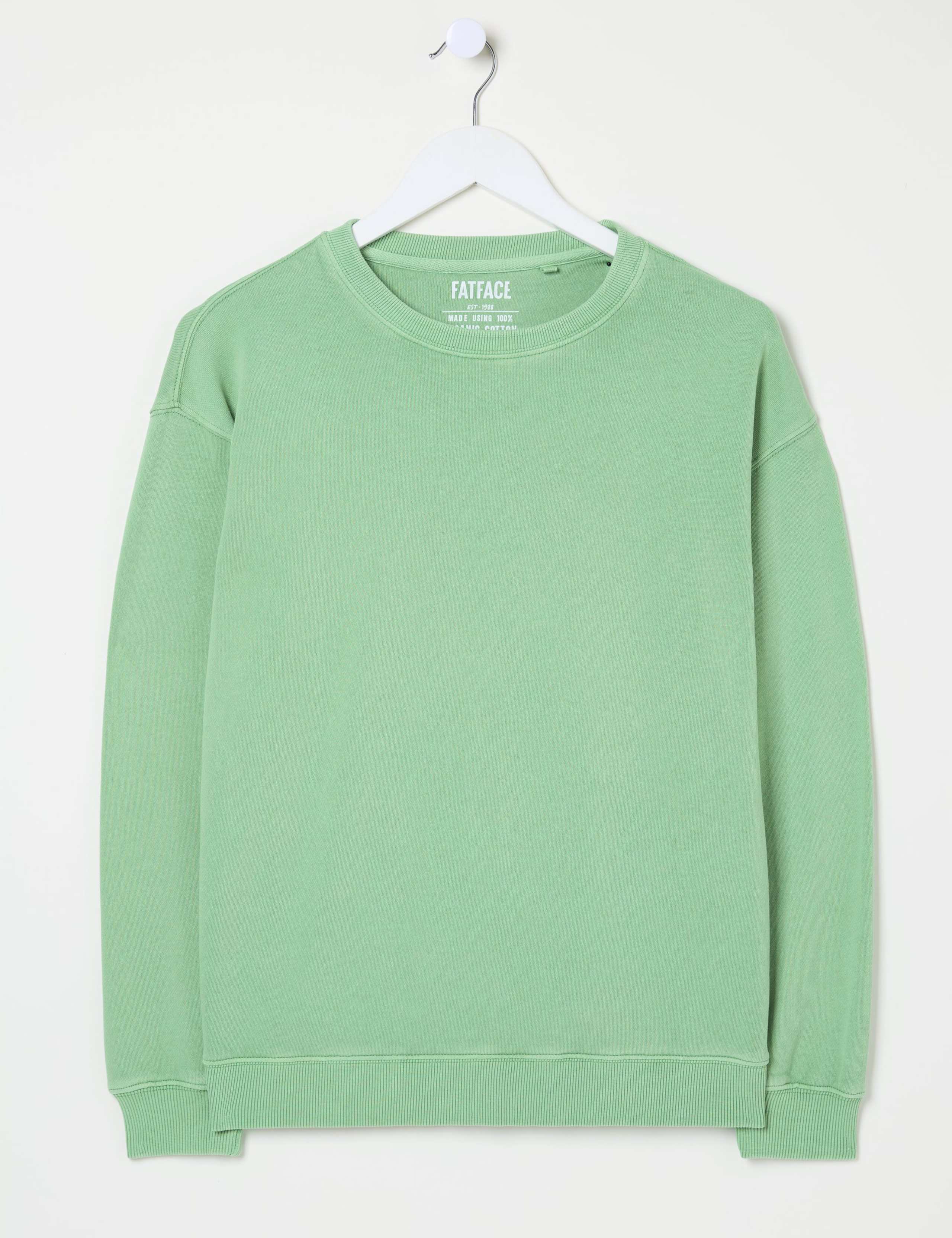 Pure Cotton Crew Neck Jumper 2 of 5