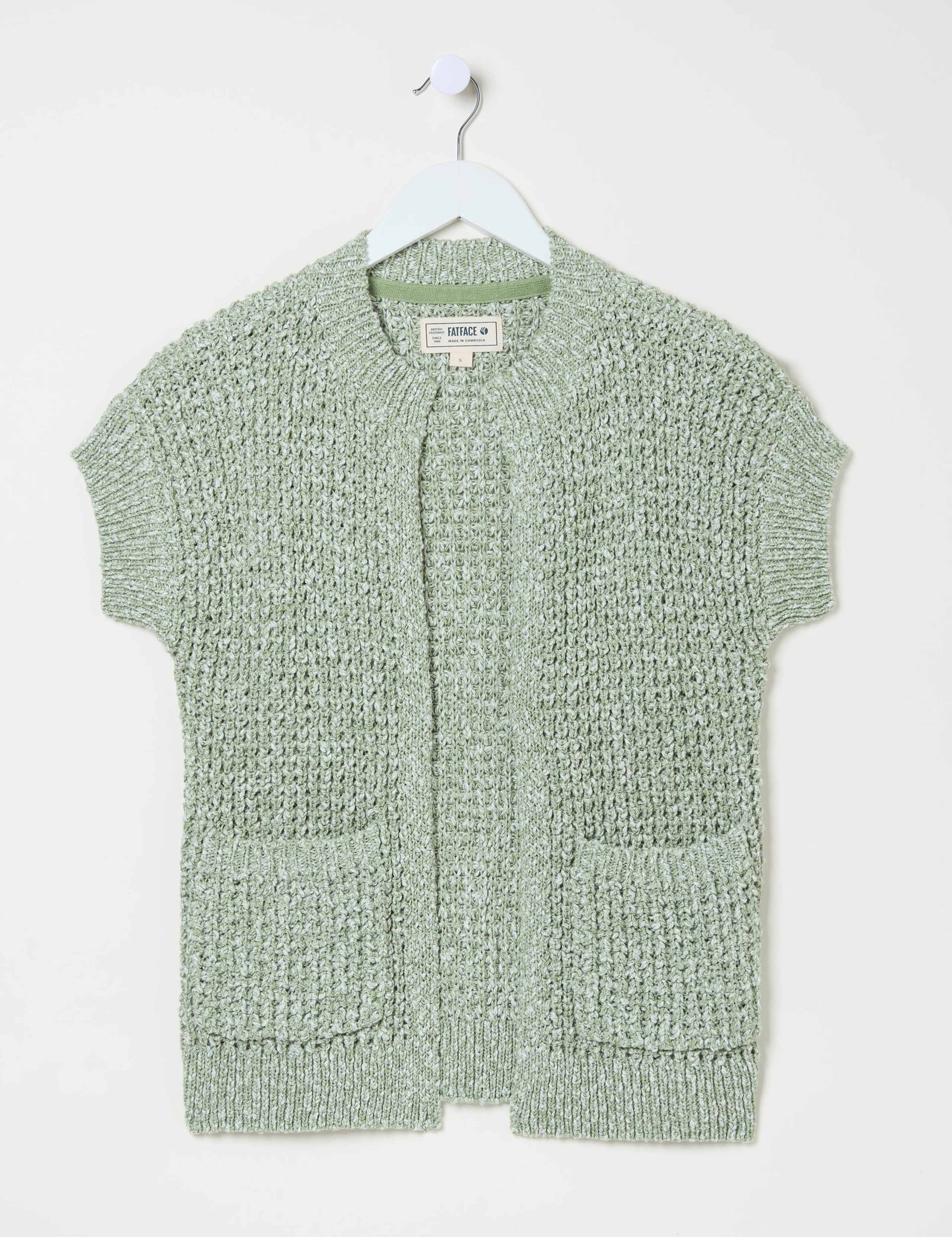 Cotton Rich Edge to Edge Cardigan 2 of 5
