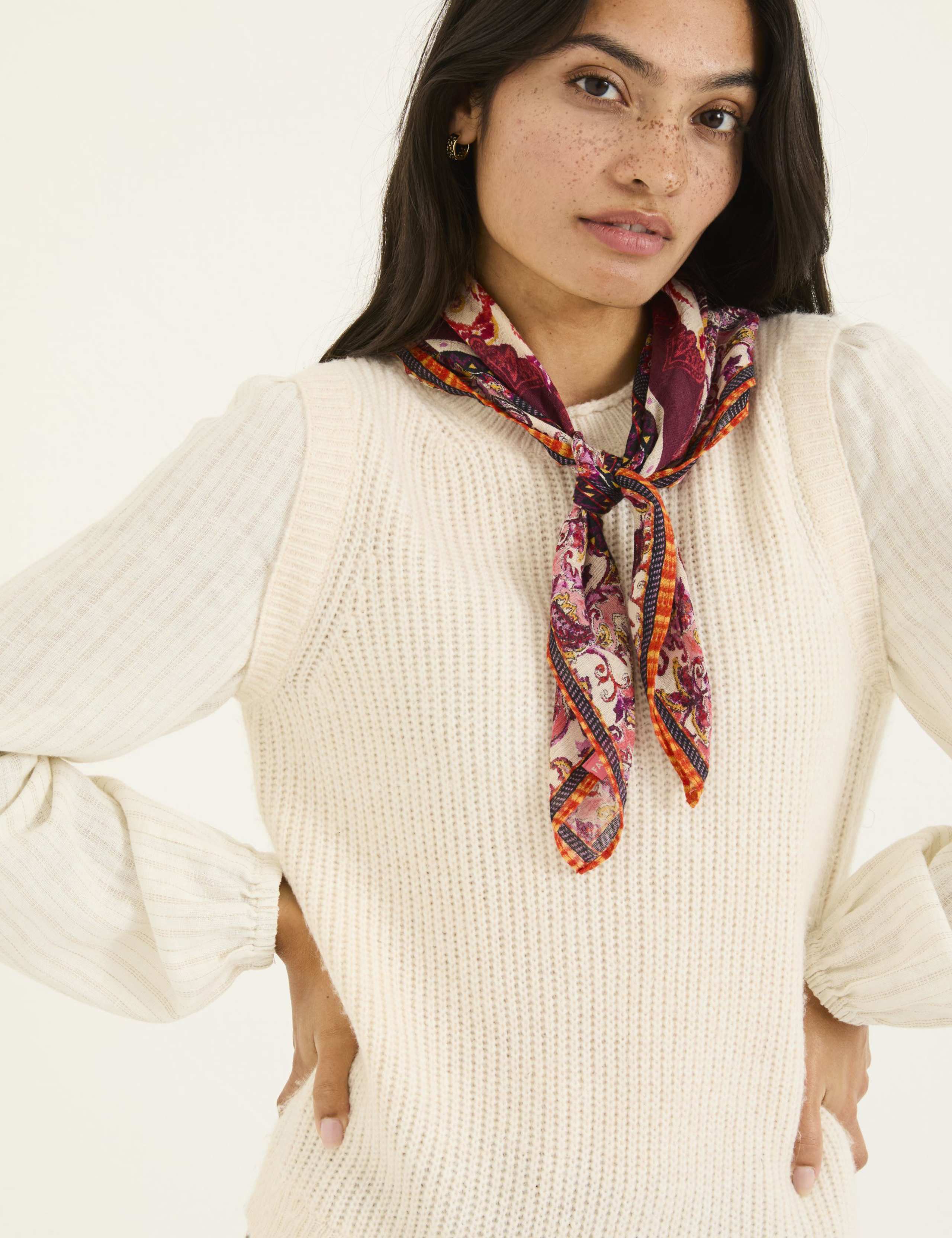 Crew Neck Layered Knitted Top 5 of 5
