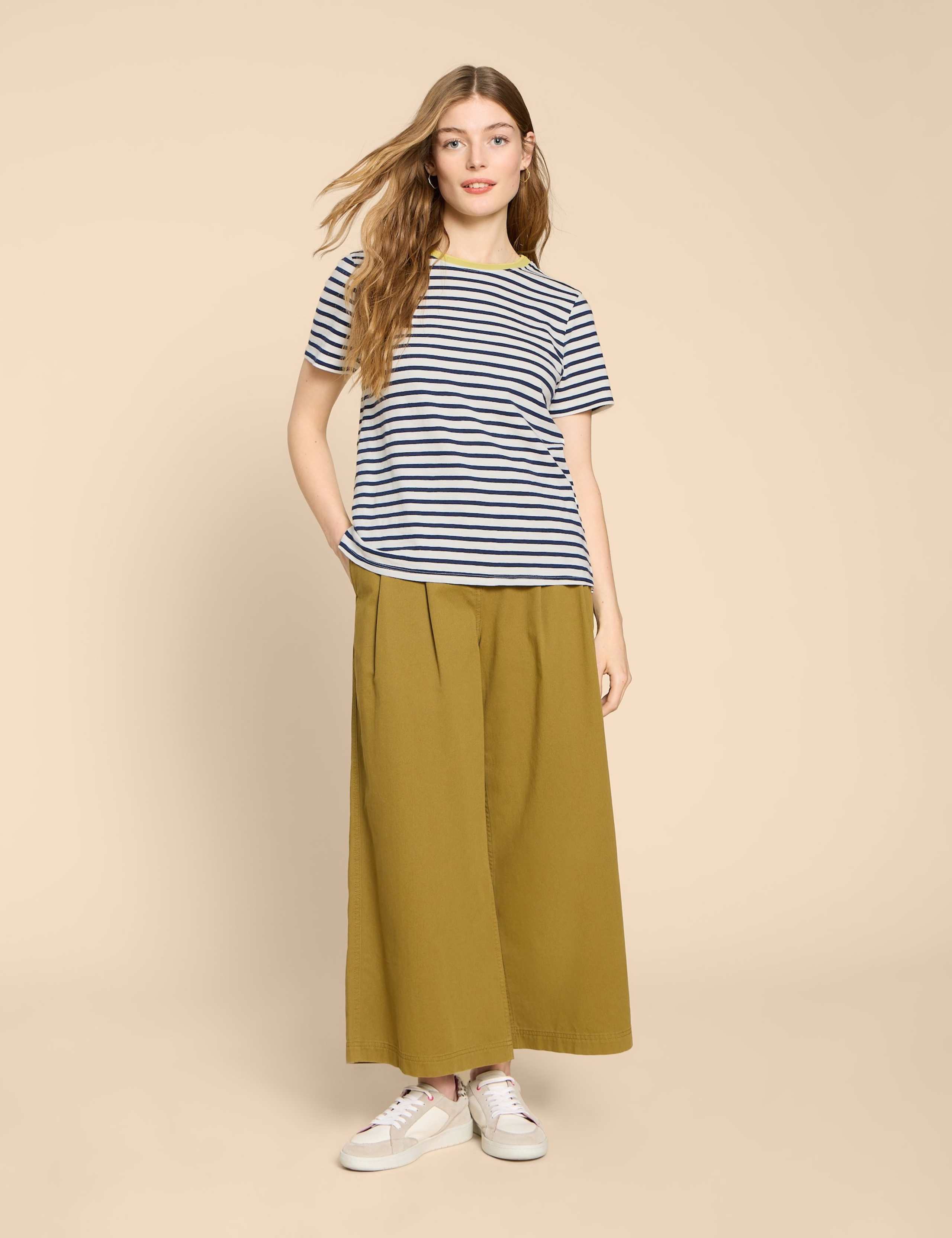 Pure Cotton Striped T-Shirt 3 of 5
