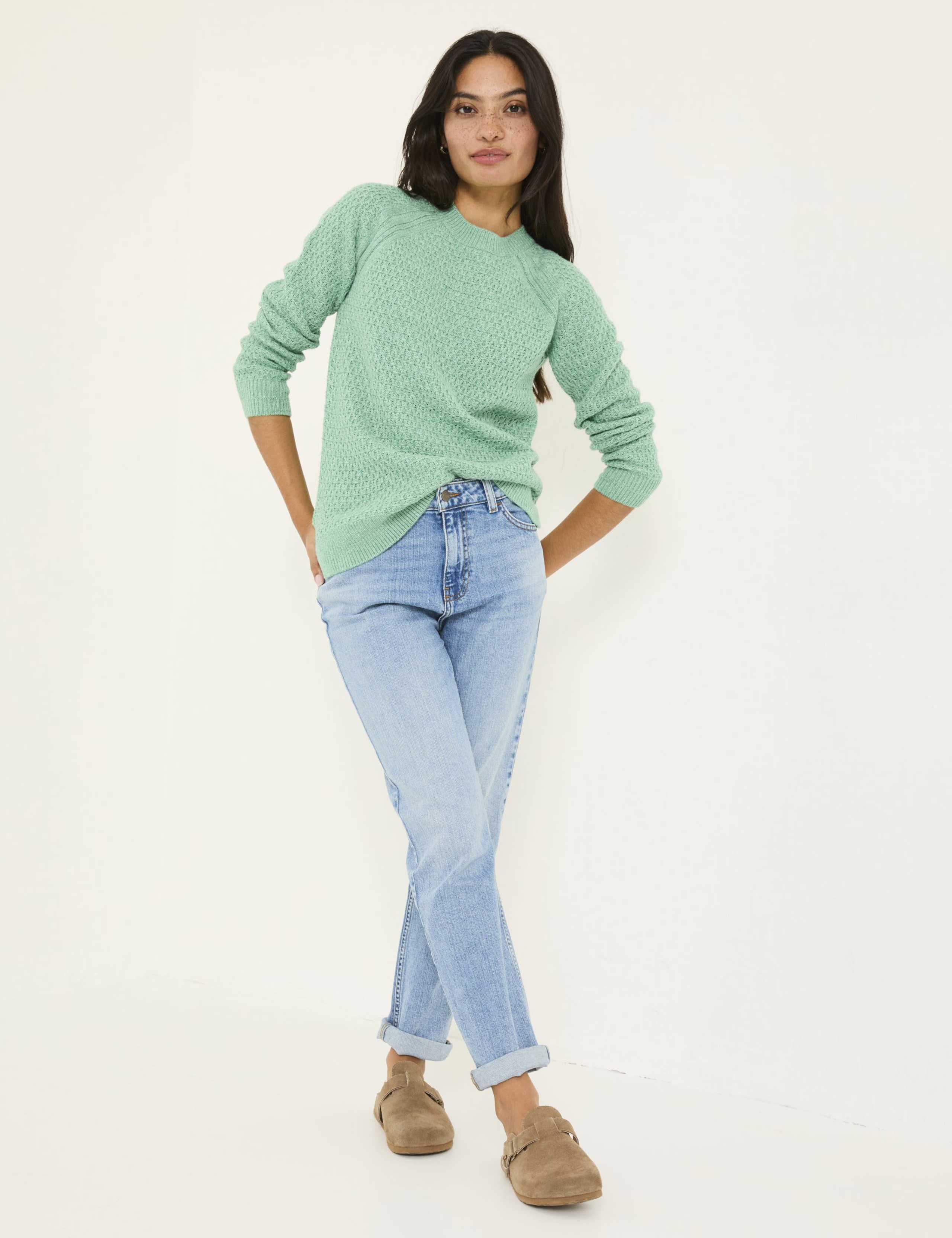 Textured Crew Neck Jumper 3 of 6