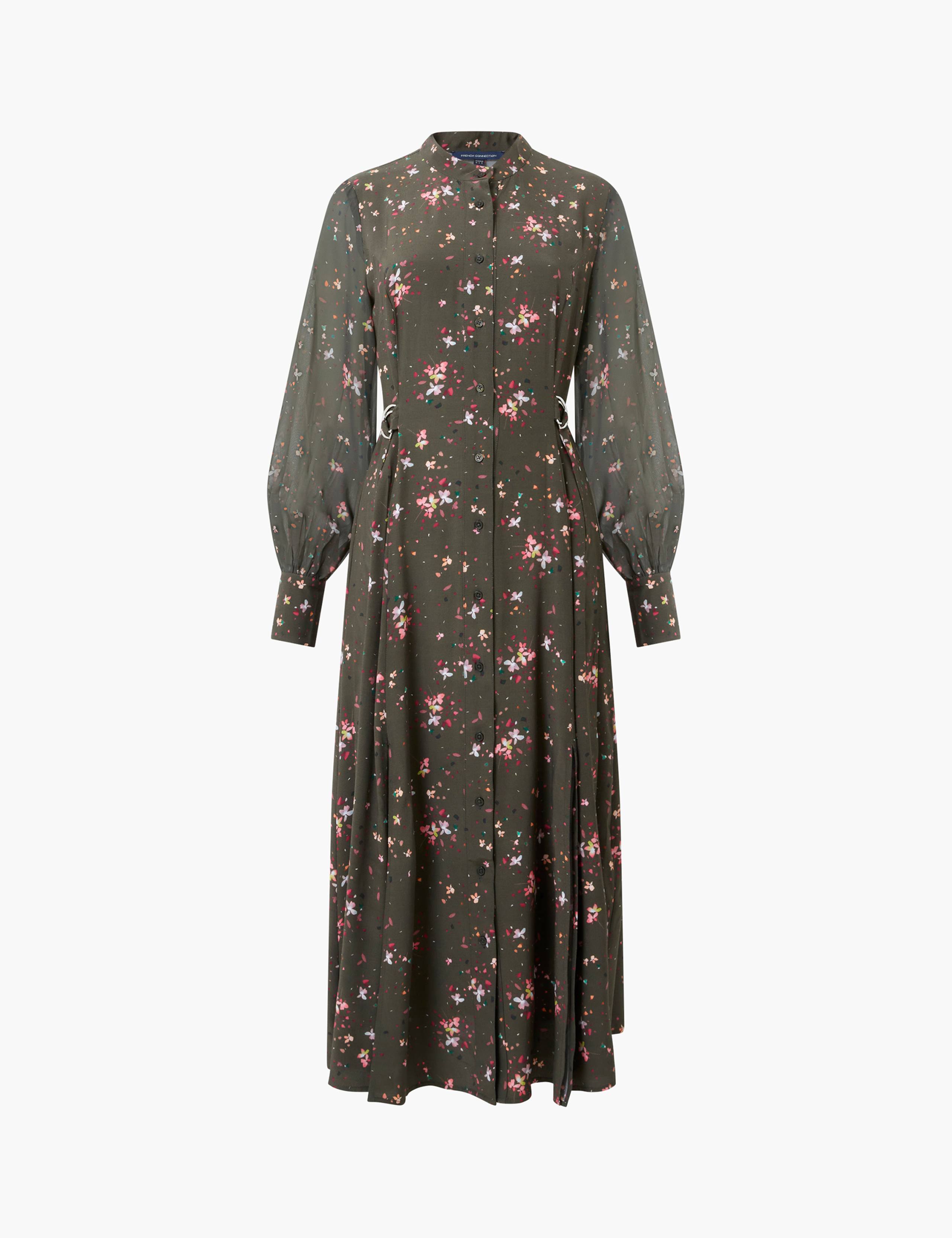 Floral Midaxi Waisted Dress 2 of 4