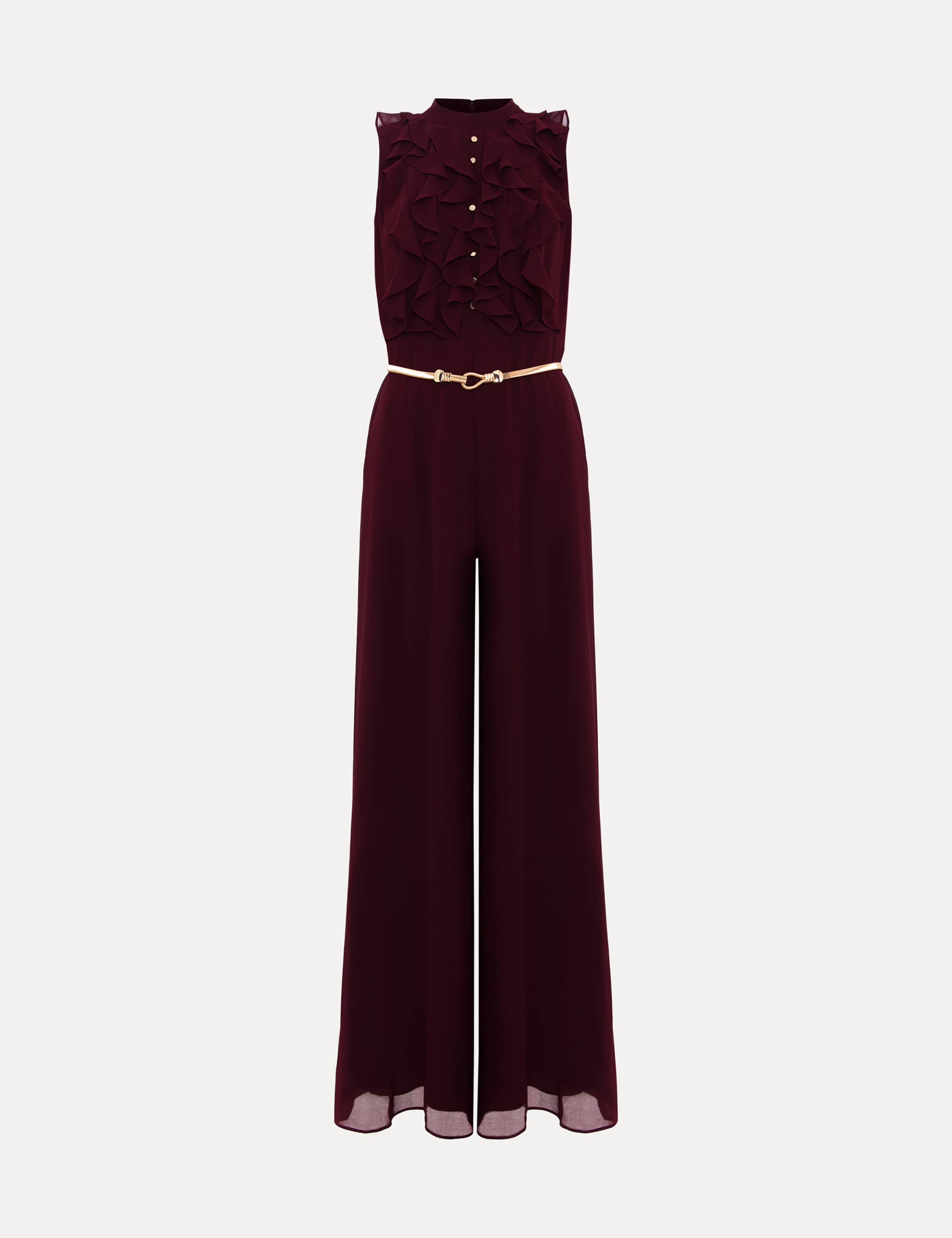 Frill Detail Sleeveless Wide Leg Jumpsuit 2 of 7