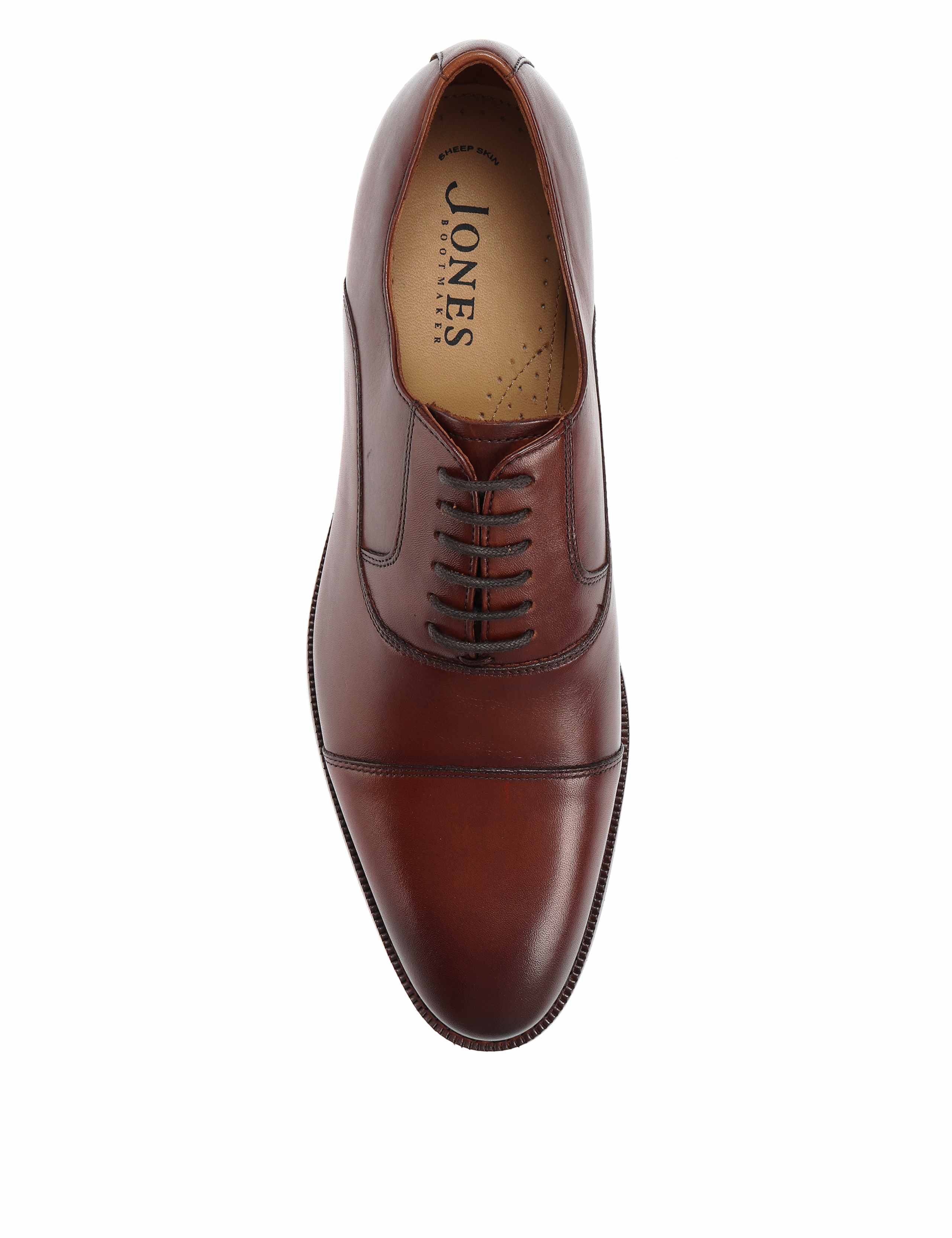 Wide Fit Leather Oxford Shoes 3 of 5