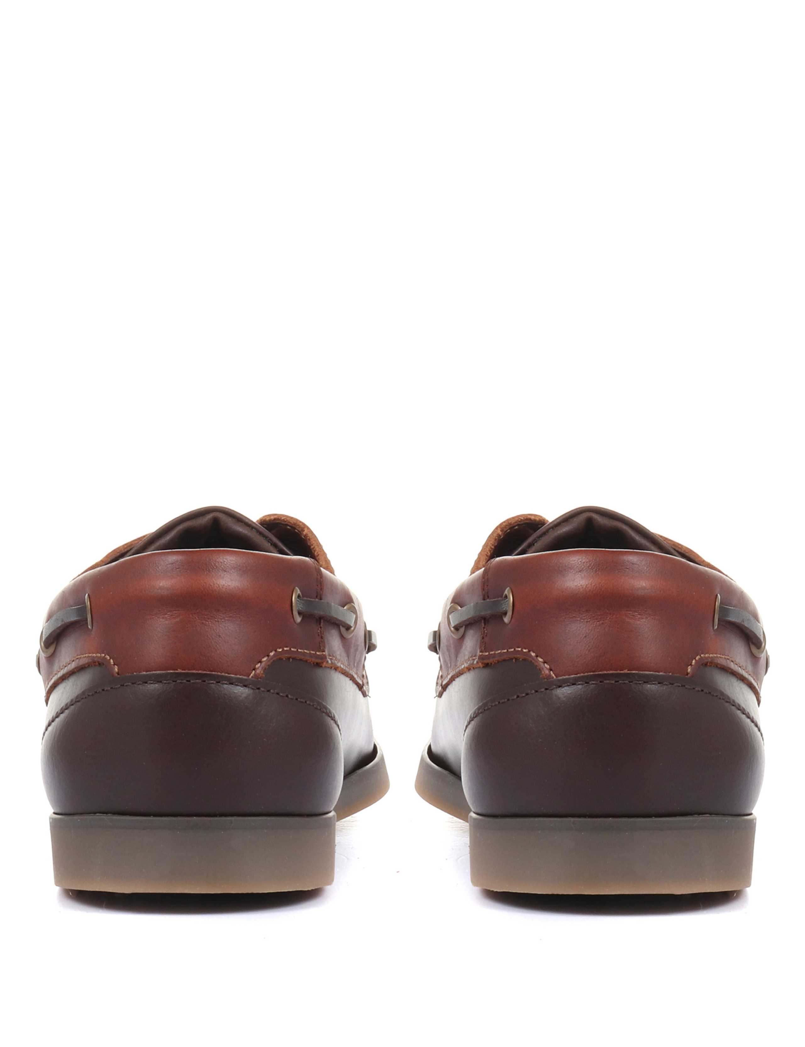 Leather Slip-On Boat Shoes 4 of 6