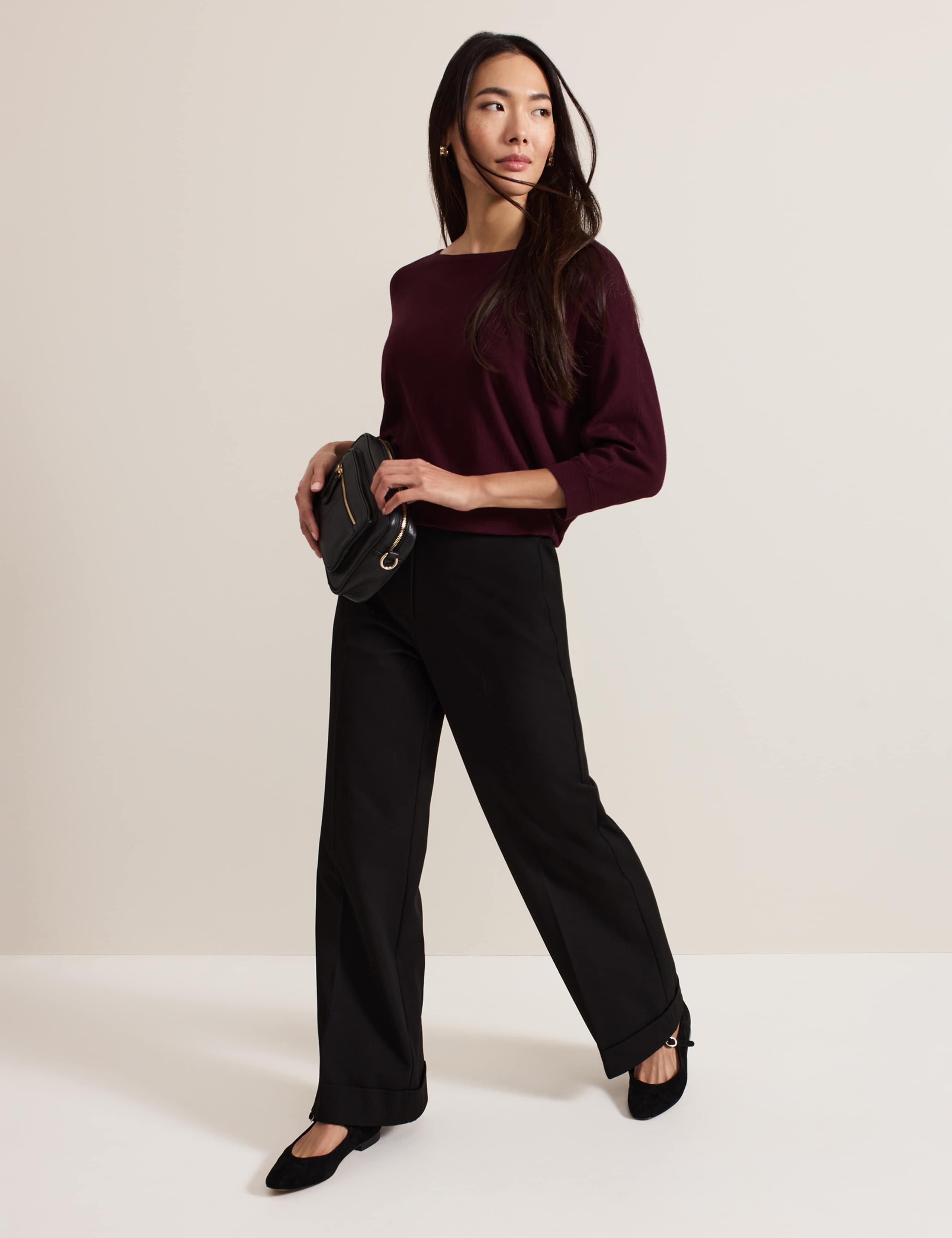 Slash Neck Batwing Sleeve Jumper 4 of 7