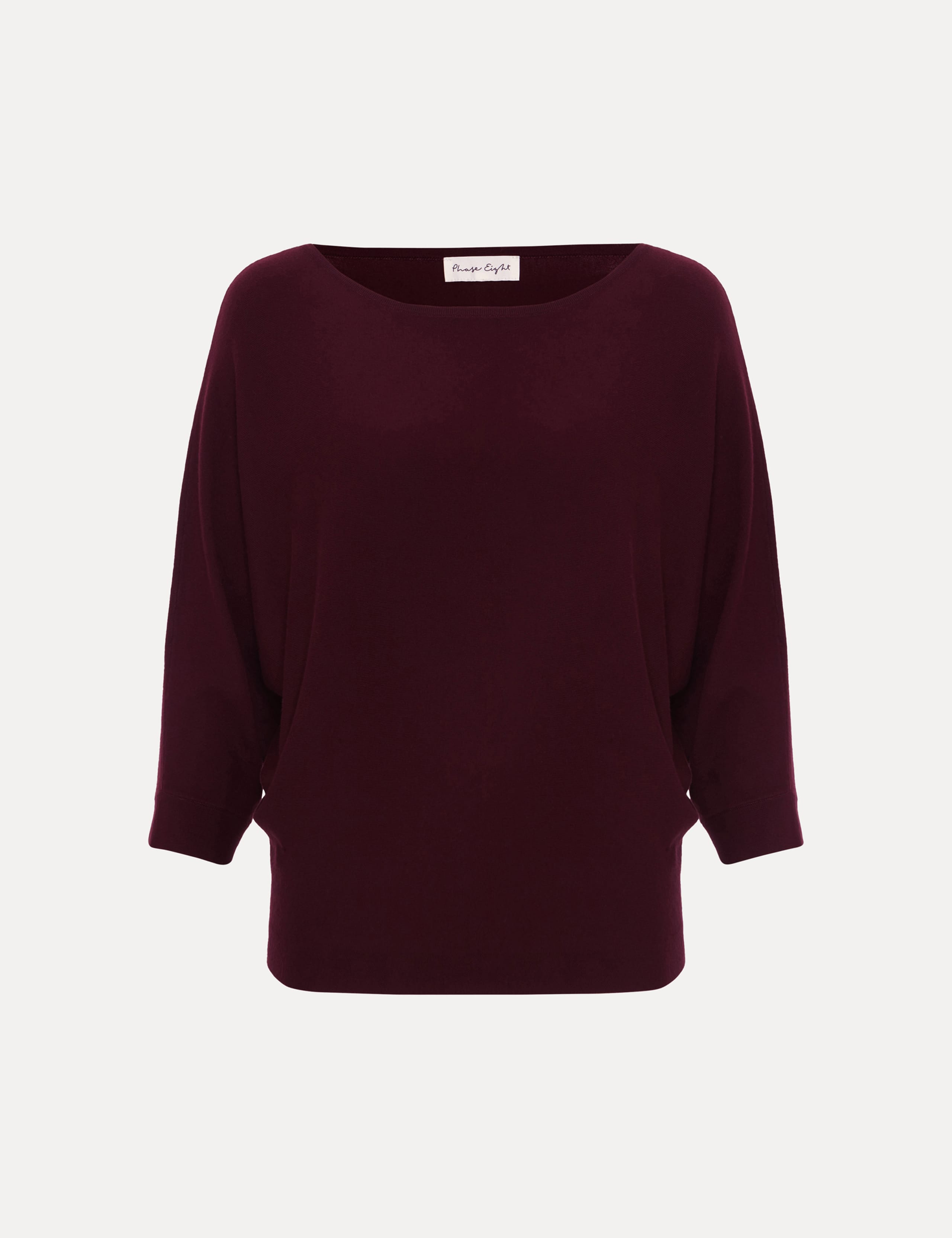 Slash Neck Batwing Sleeve Jumper 2 of 7