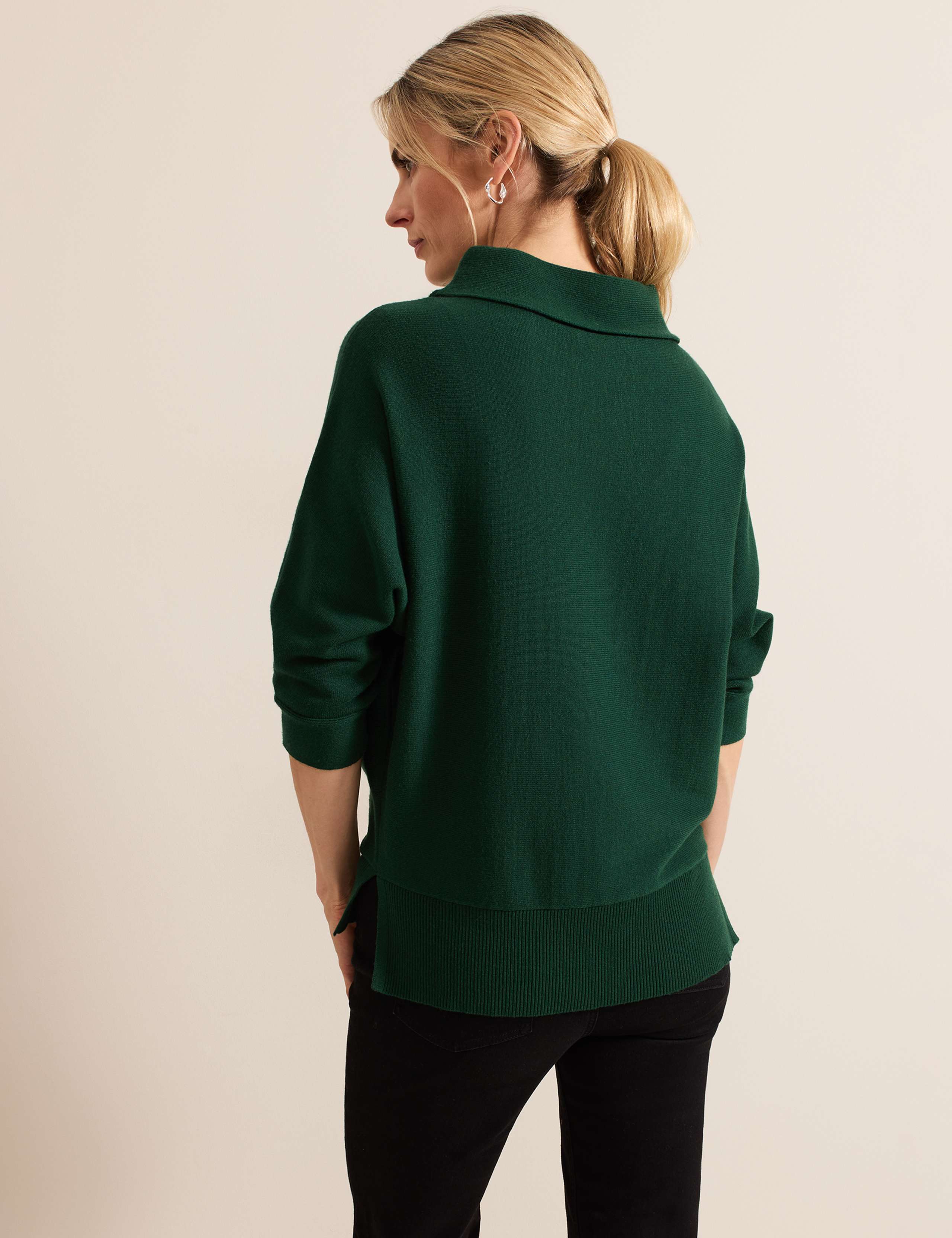 Funnel Neck Batwing Sleeve Jumper 3 of 6