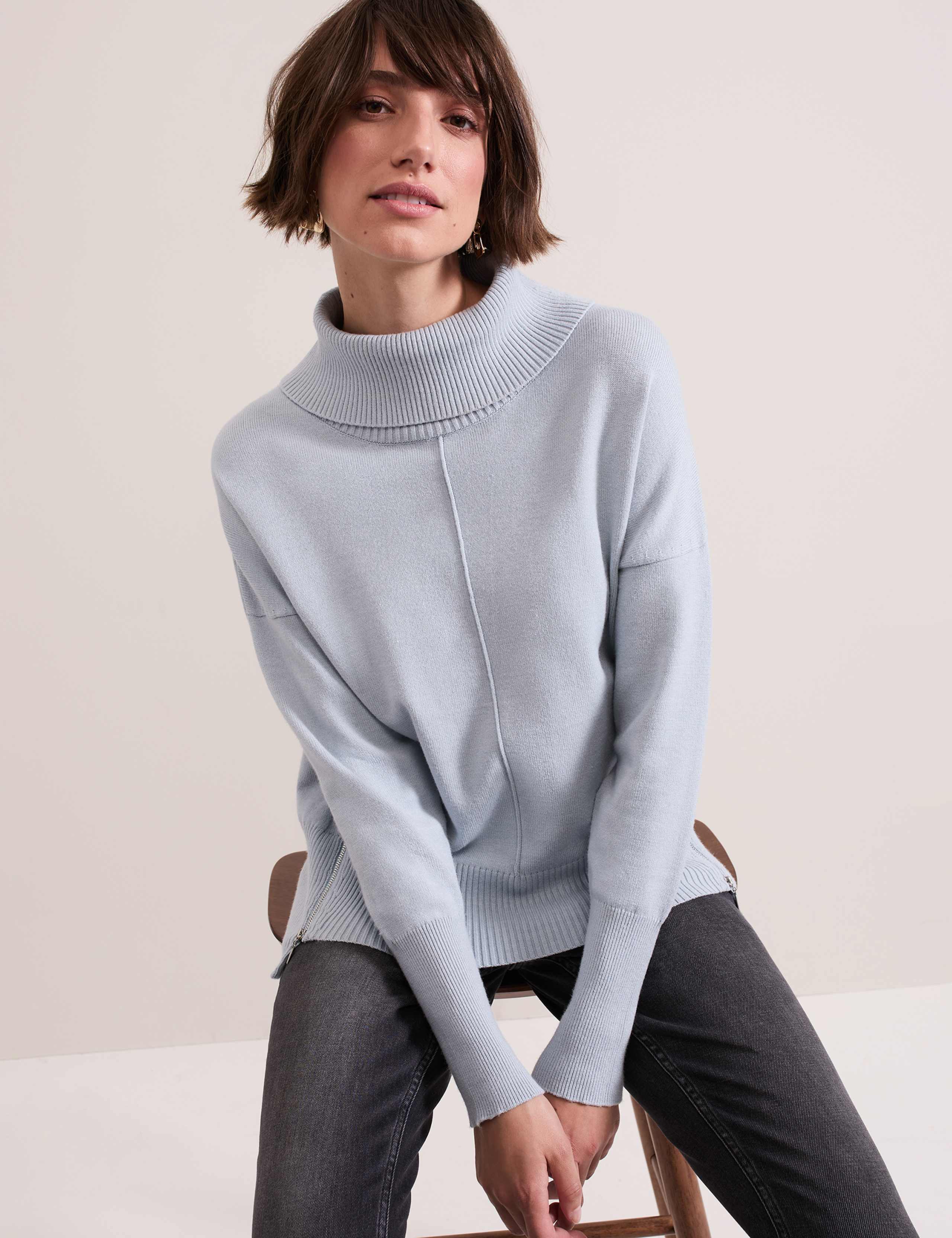 Polo Neck Side Zip Jumper 5 of 7