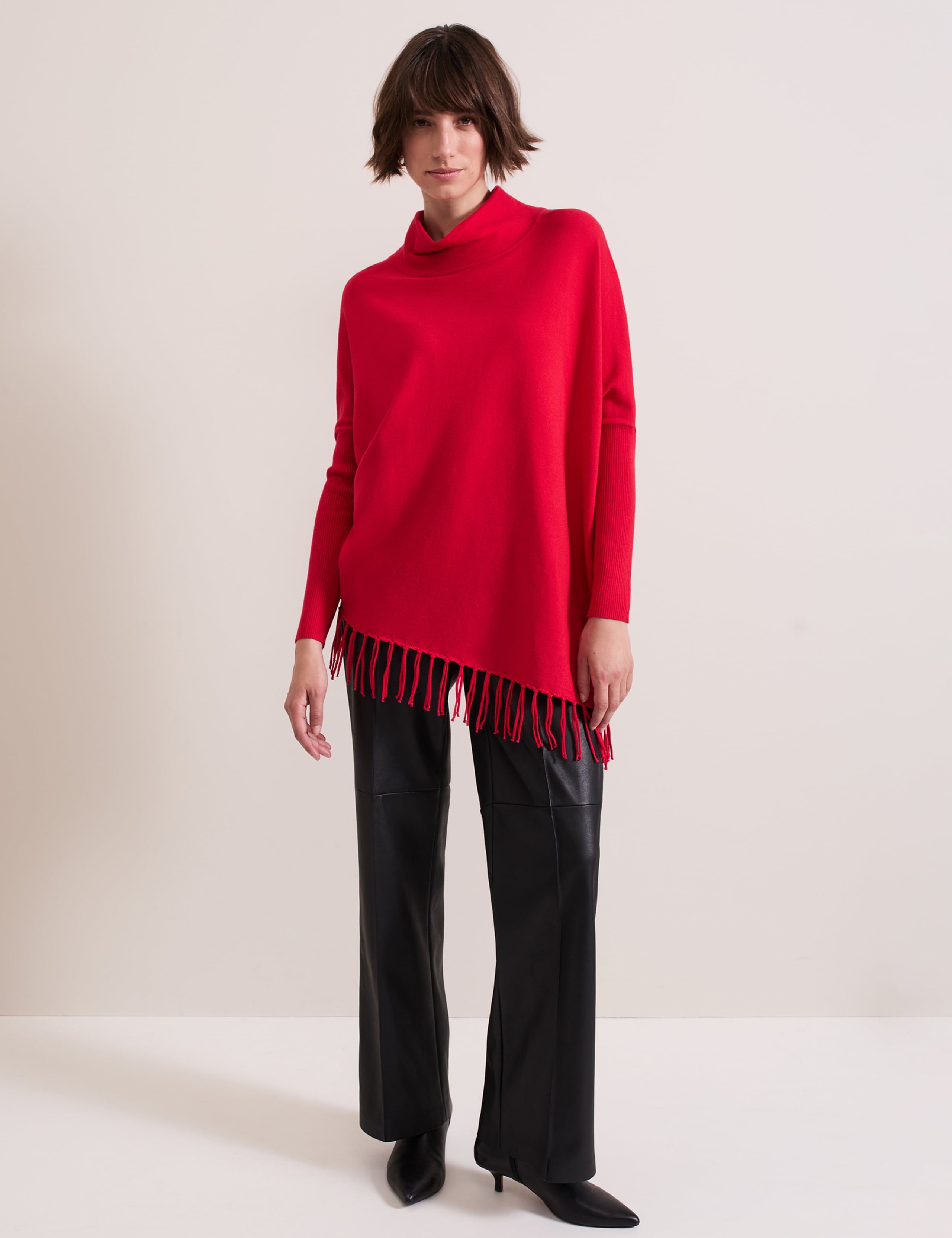 Cowl Neck Tassel Trim Jumper 4 of 9